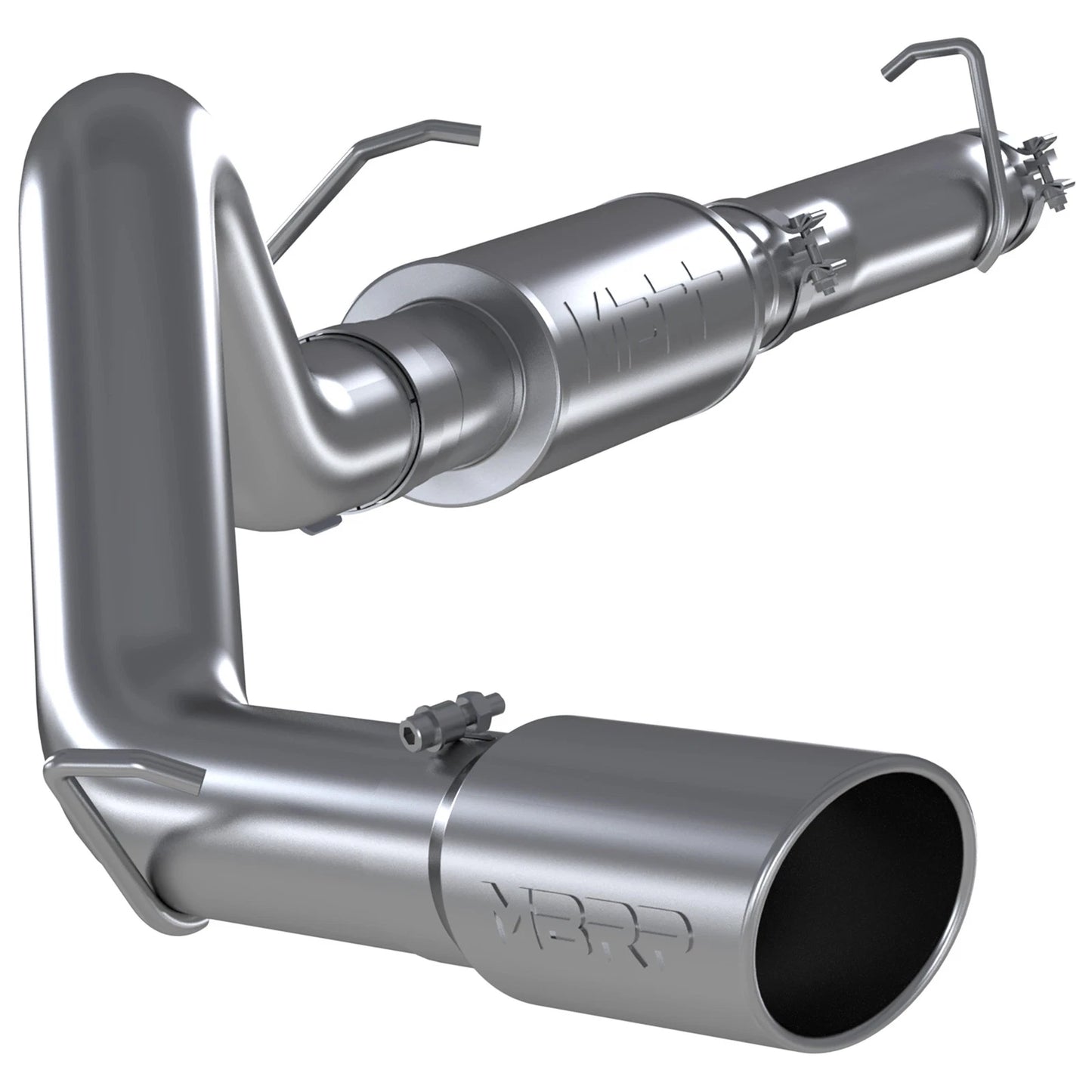 MBRP 04-07 Ford 6.0L E-250/350 Van 4in Cat Back Single Side Exit Alum Exhaust