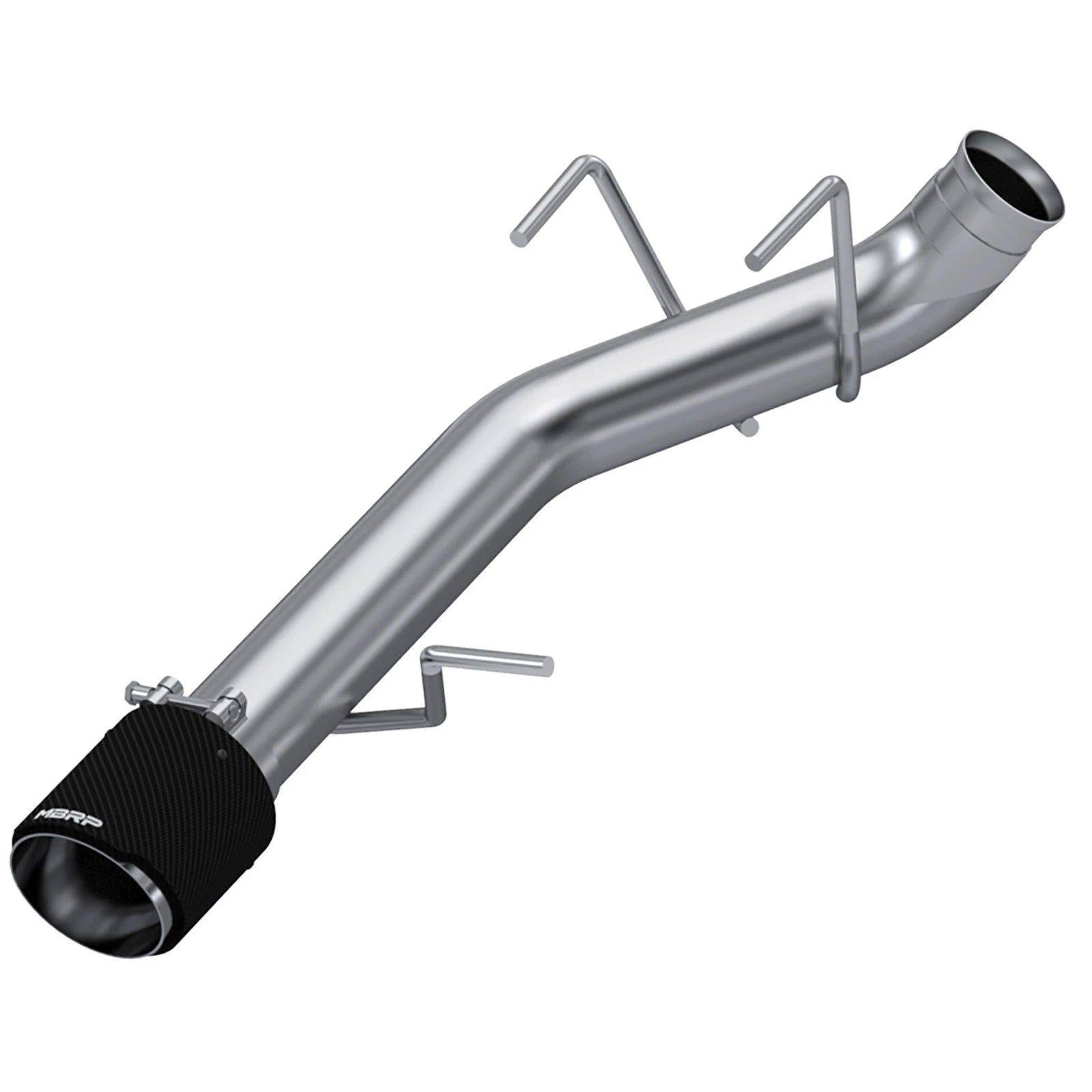 MBRP 11-14 Ford Mustang GT 5.0L T304 SS 3in Dual Axle-Back with Carbon Fiber Tips (Race Version)