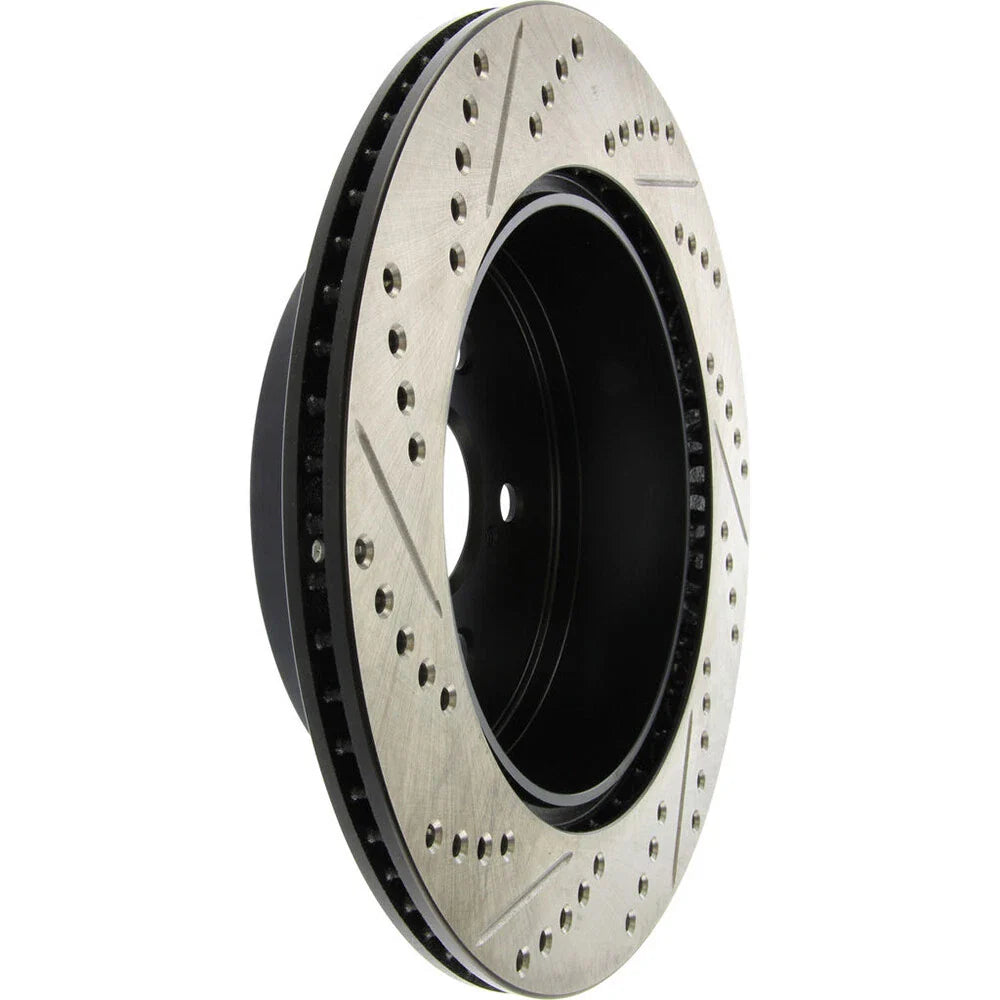 StopTech Power Slot 06-11 Lexus GS Series / 06-12 IS350 Rear Left Drilled & Slotted Rotor