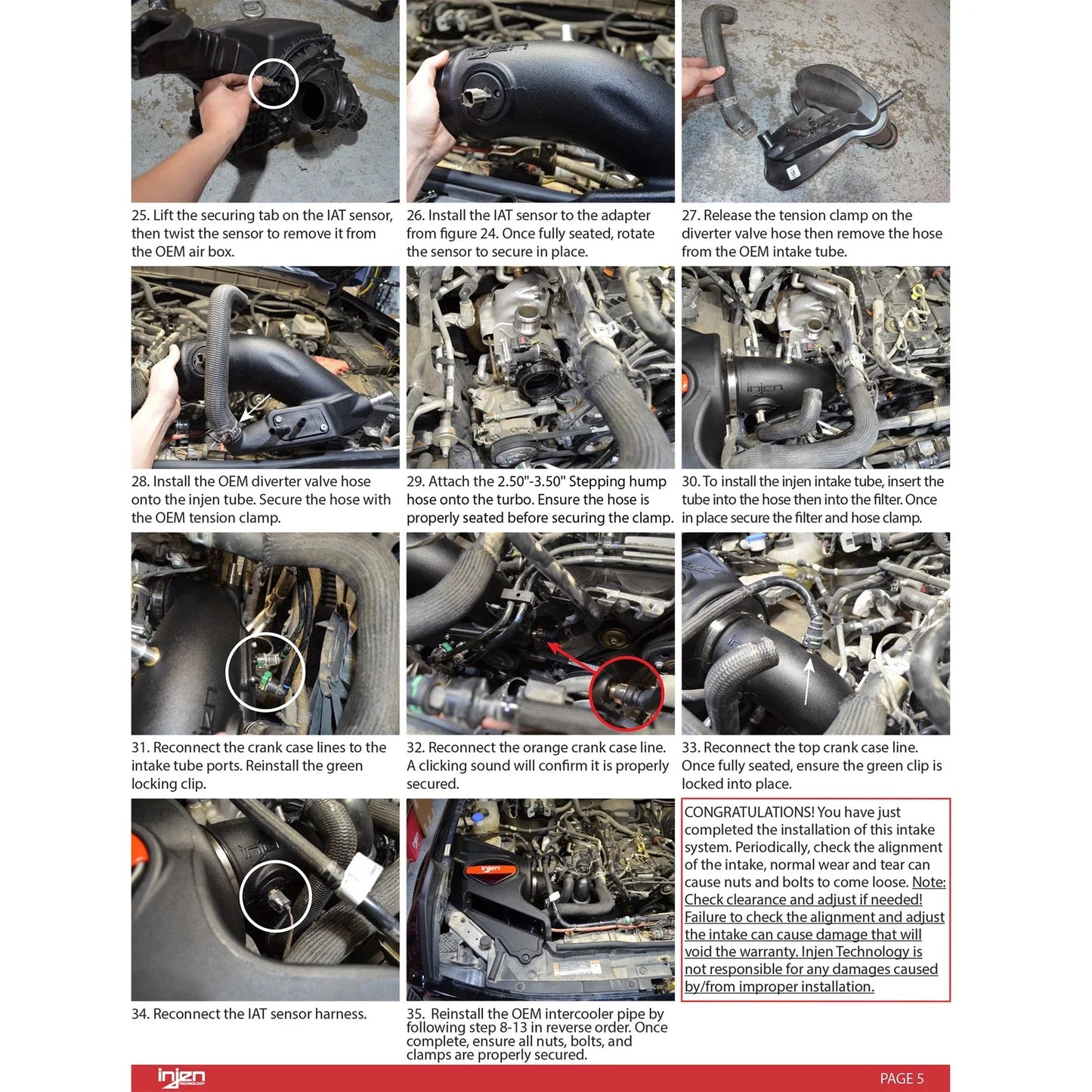 Injen 2021-2022 Ford Bronco L4-2.3L Turbo Evolution Intake (Oiled)