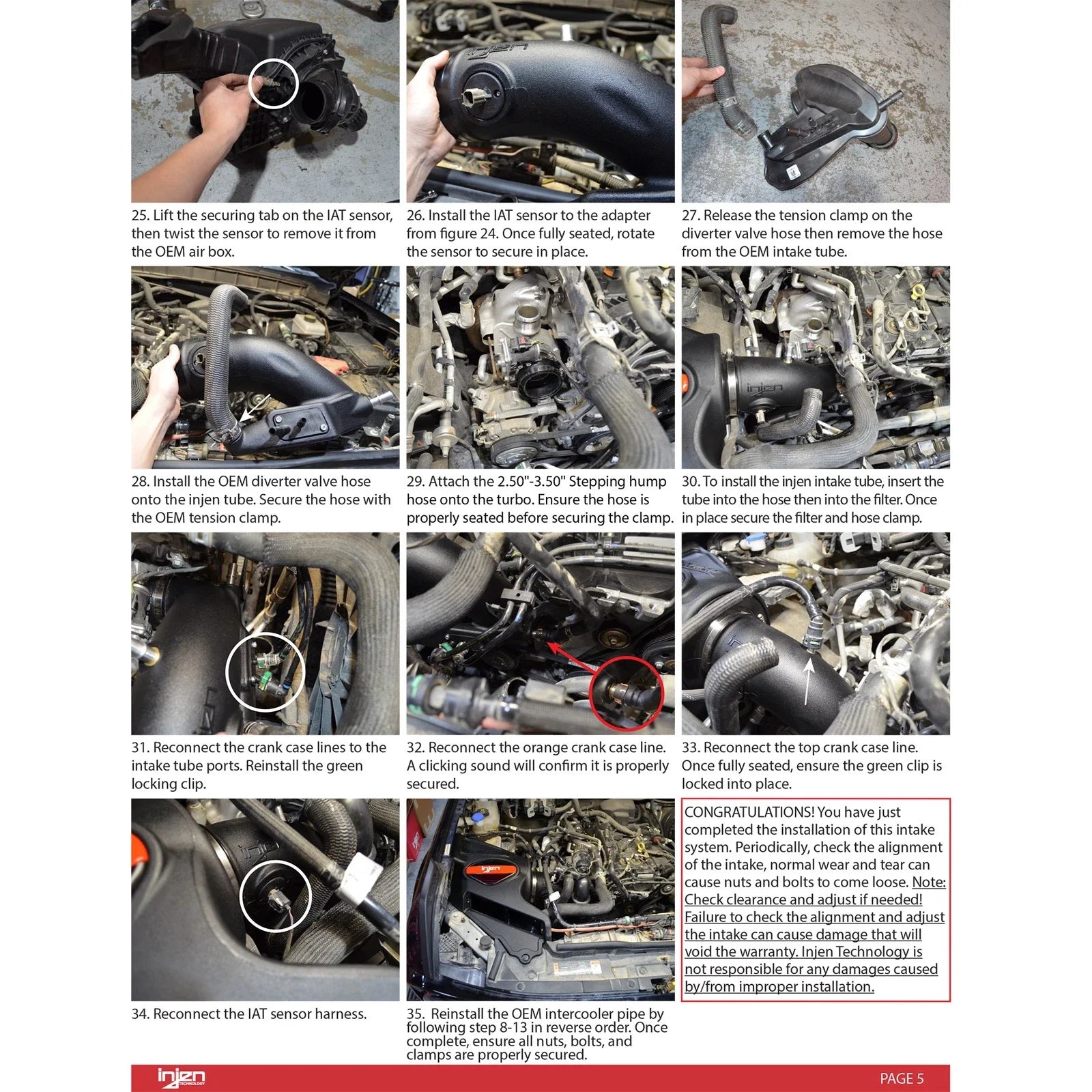 Injen 2021-2022 Ford Bronco L4-2.3L Turbo Evolution Intake (Oiled)
