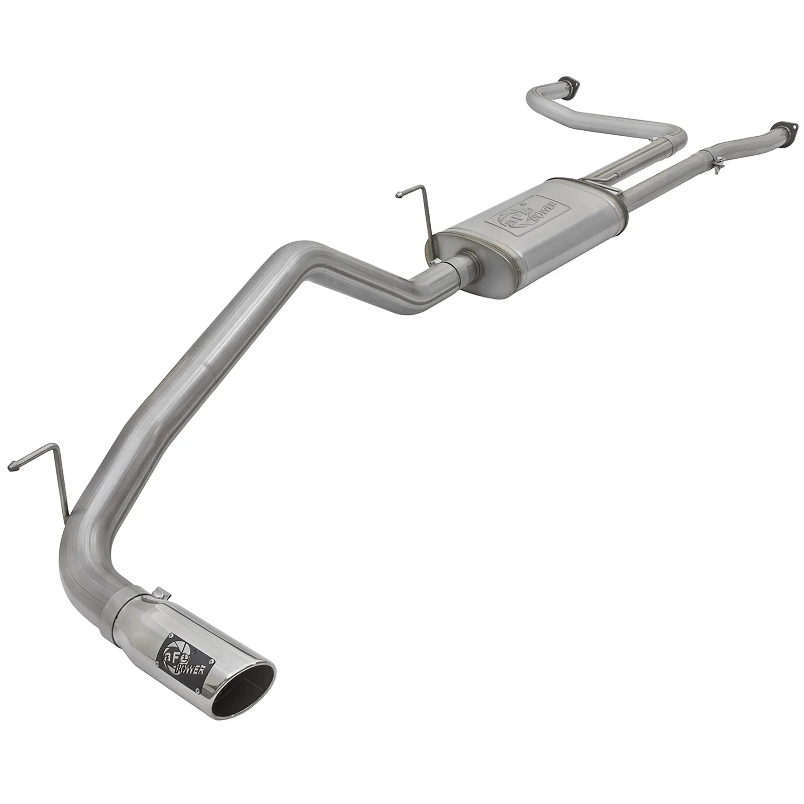 aFe MACH Force-Xp 2-1/2in Cat-Back Exhaust System w/ Polished Tip 16-17 Nissan Titan XD V8 5.6L