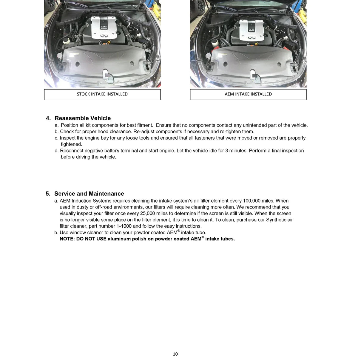 AEM 14-17 C.A.S Infinity Q70 V6-3.7L F/I Cold Air Intake
