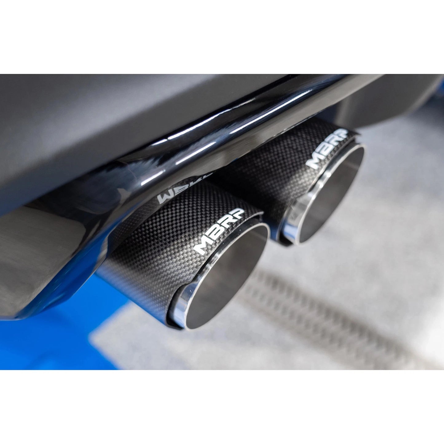 MBRP 20-21 Ford Explorer ST 3.0L EcoBoost Dual Rear Exit Axle Back w/ Quad Carbon Fiber Tips - T304