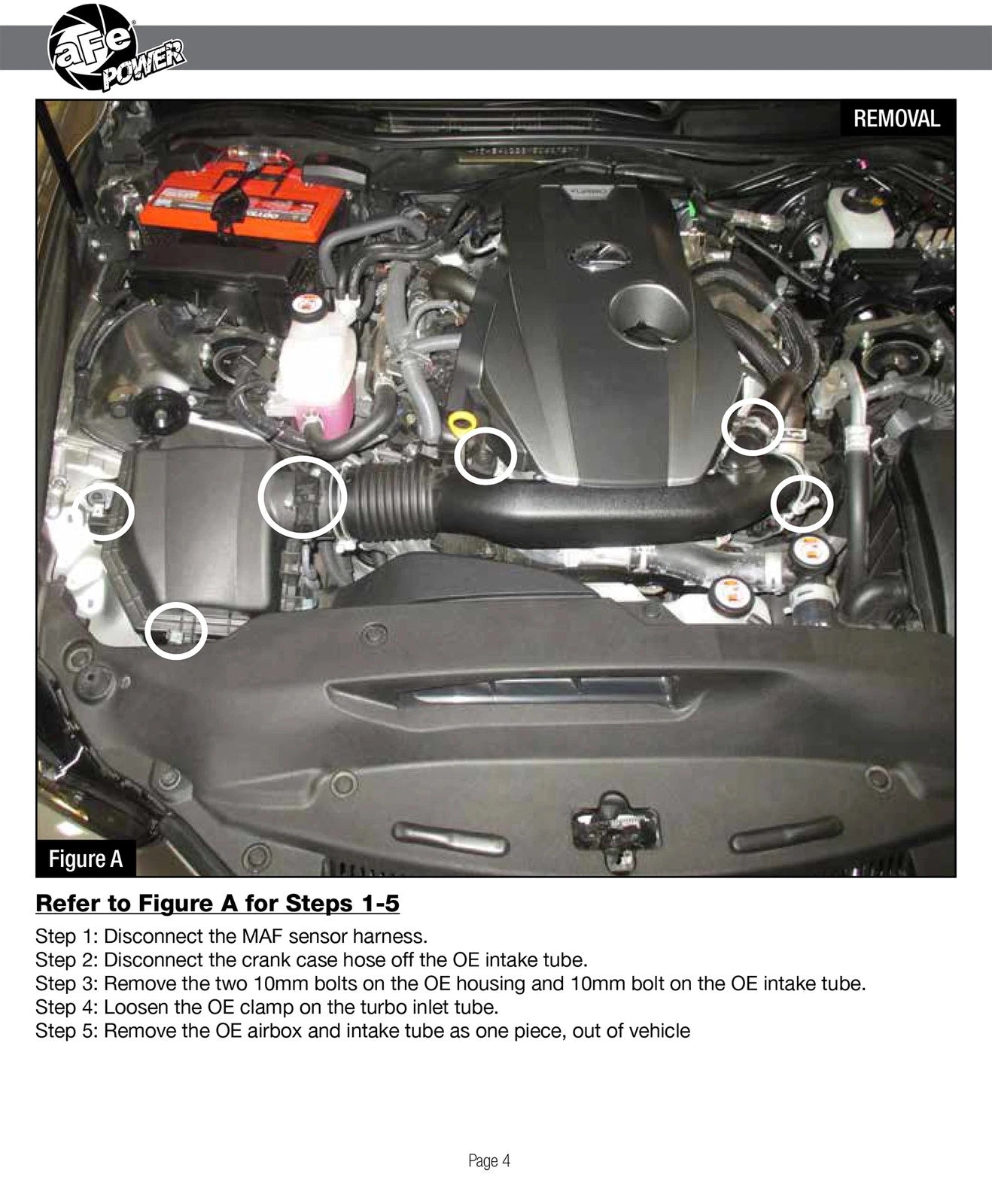 aFe Takeda Momentum GT Pro Dry S Cold Air Intake System 16-17 Lexus IS 200t