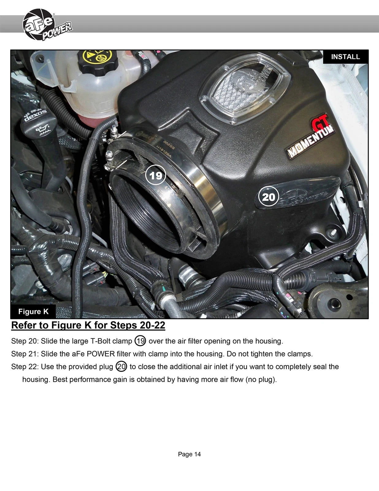 aFe POWER Momentum GT Pro Dry S Intake System 2019 GM Silverado/Sierra 1500 V6-4.3L/V8-5.3/6.2L