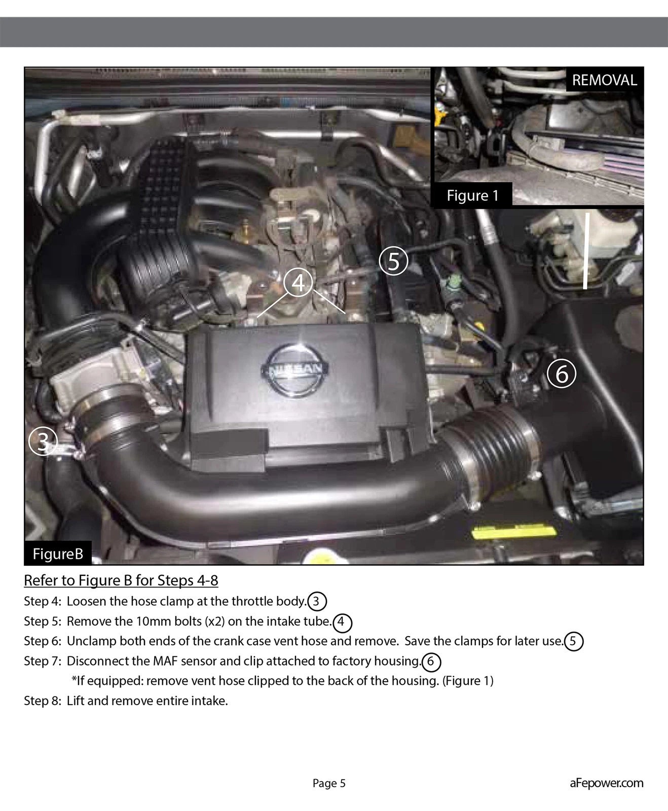 aFe Momentum GT PRO 5R Stage-2 Intake System 05-15 Nissan Xterra 4.0L V6