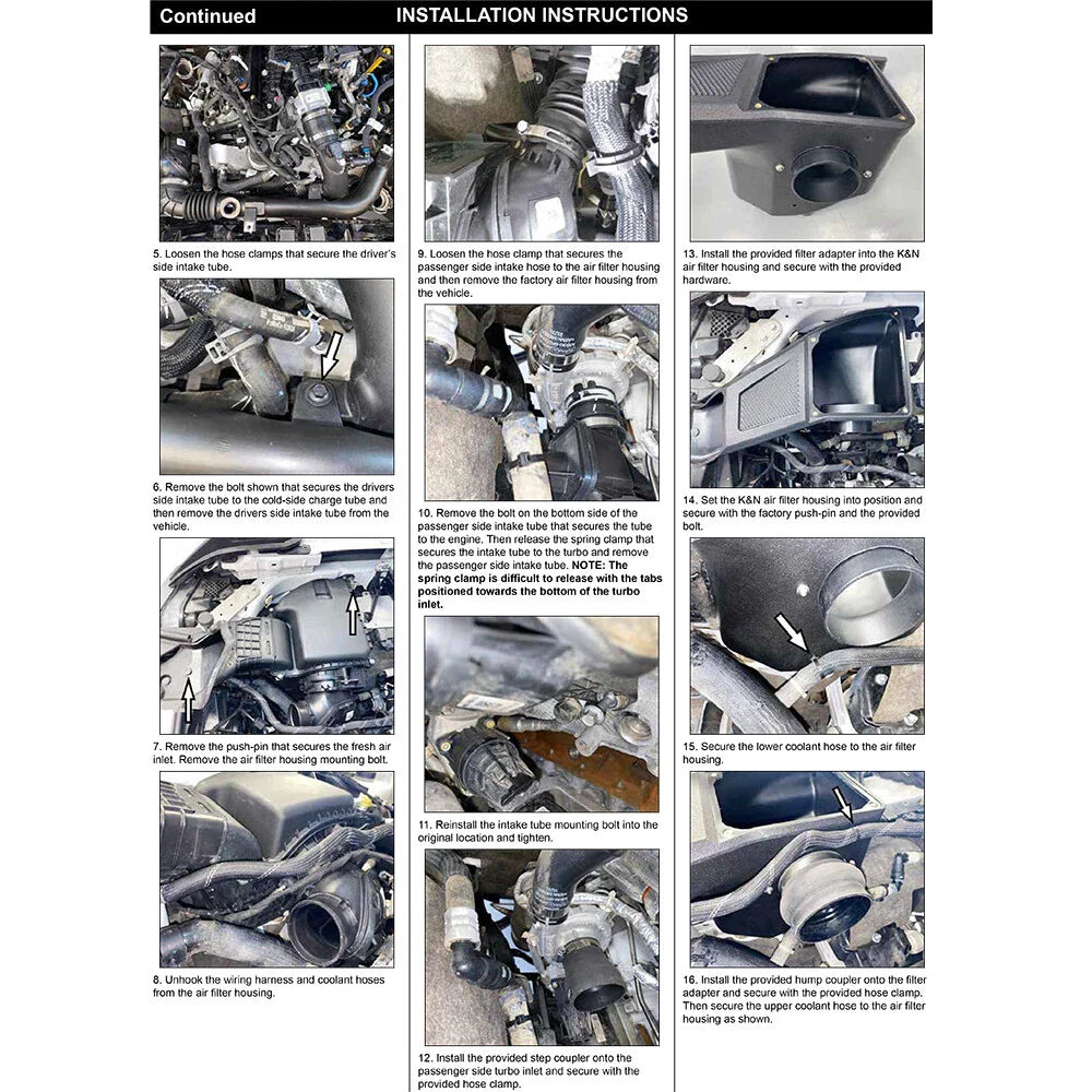 K&N 2021 Ford Bronco V6-2.7L F/I AirCharger Performance Intake