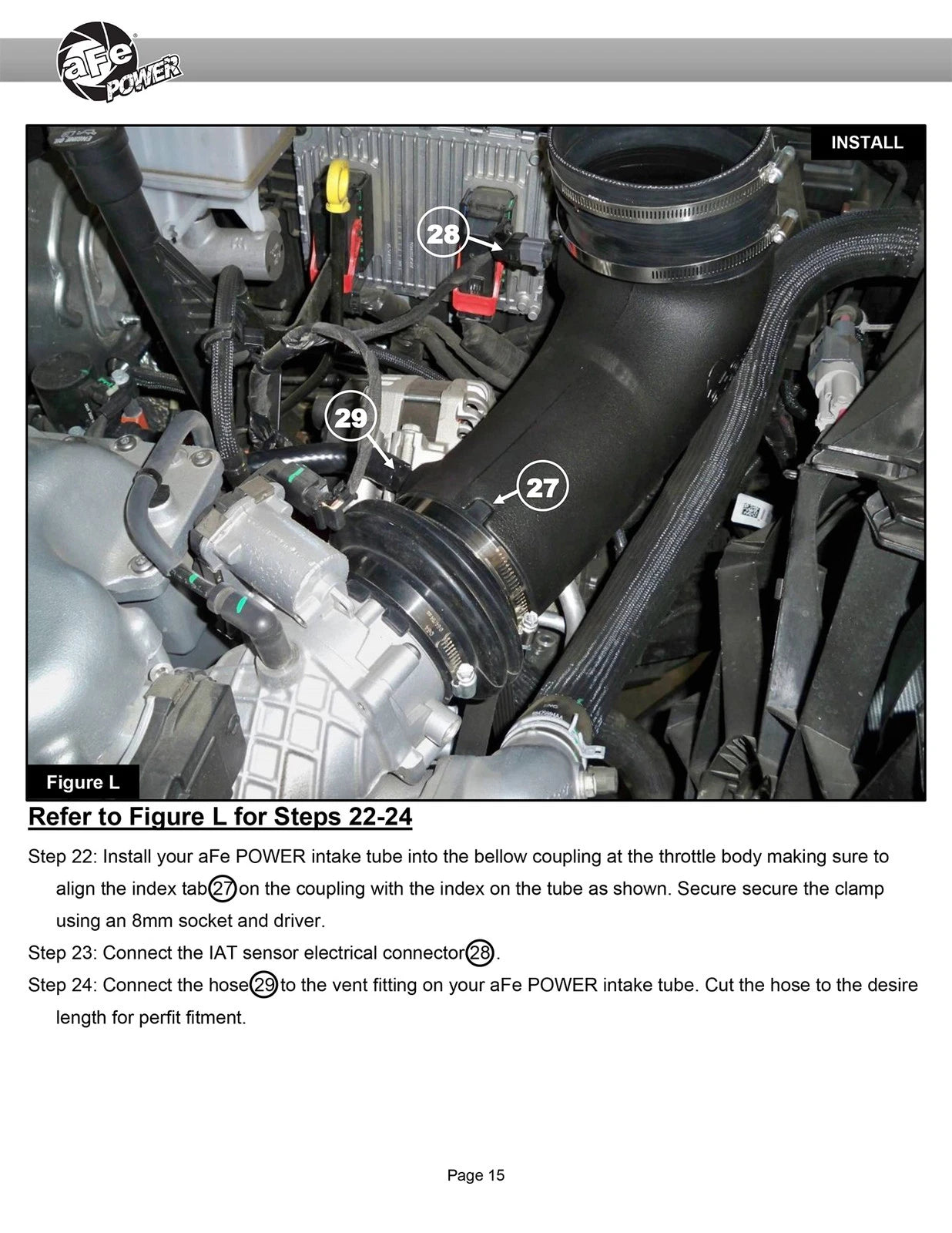 aFe 21-23 Ram 1500 TRX HEMI V8 6.2L (sc) Super Stock Induction System w/ Pro 5R Filters