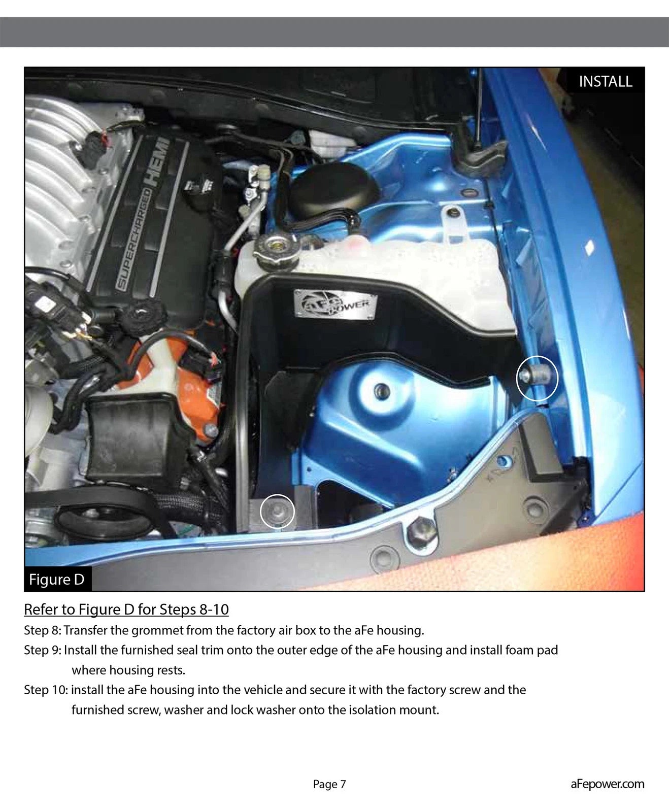 aFe MagnumFORCE Intakes Stage-2 P5R AIS 15-16 Dodge Challenger SRT Hellcat 6.2L V8 (sc)
