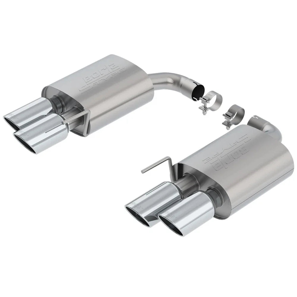 Borla 2018 Ford Mustang GT 5.0L AT/MT 2.5in S-Type Exhaust w/o Valves (Rear Section Only)