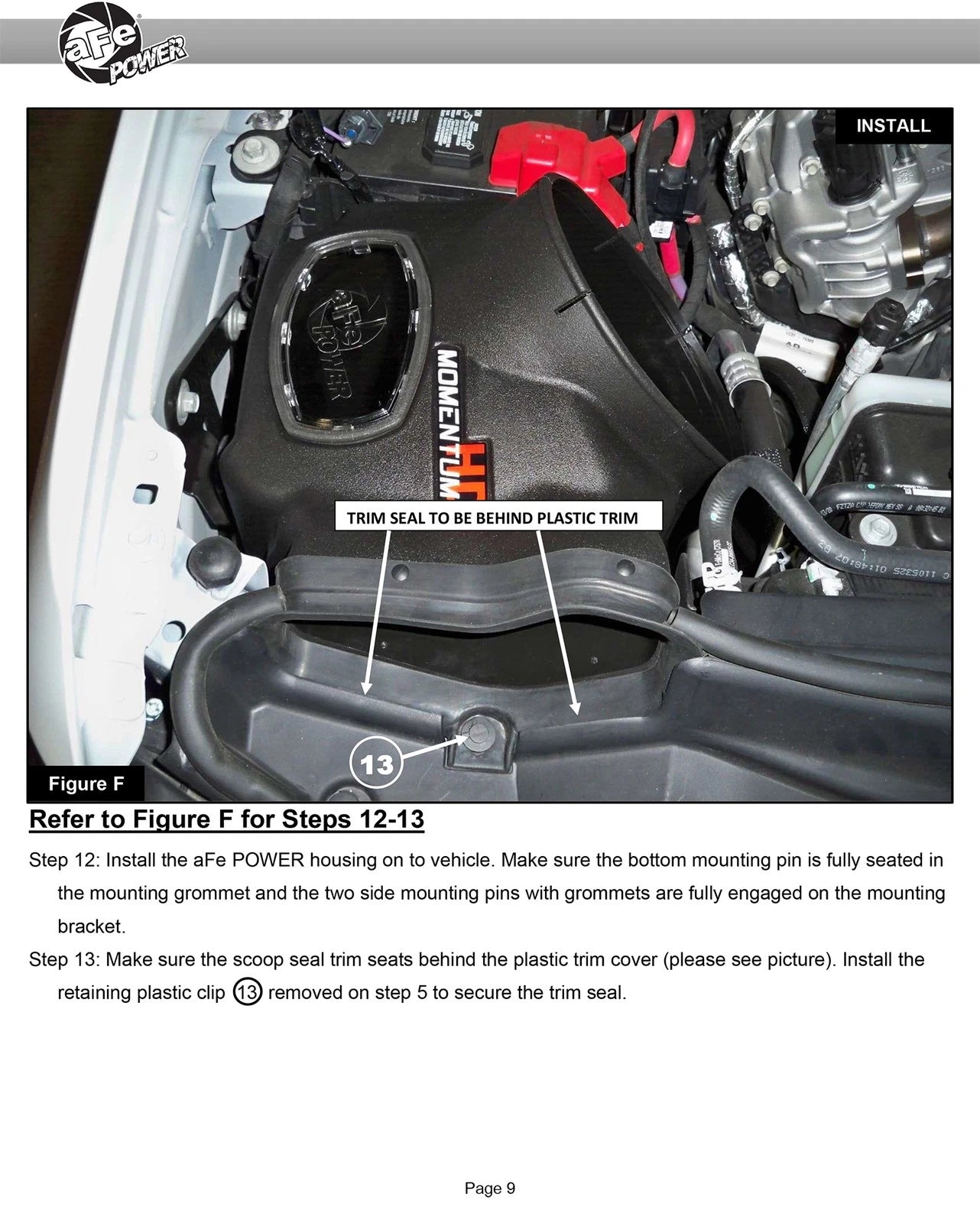 aFe 20-24 Ford Diesel Trucks V8-6.7L (td) Momentum HD Cold Air Intake System w/ Pro 10R Filter
