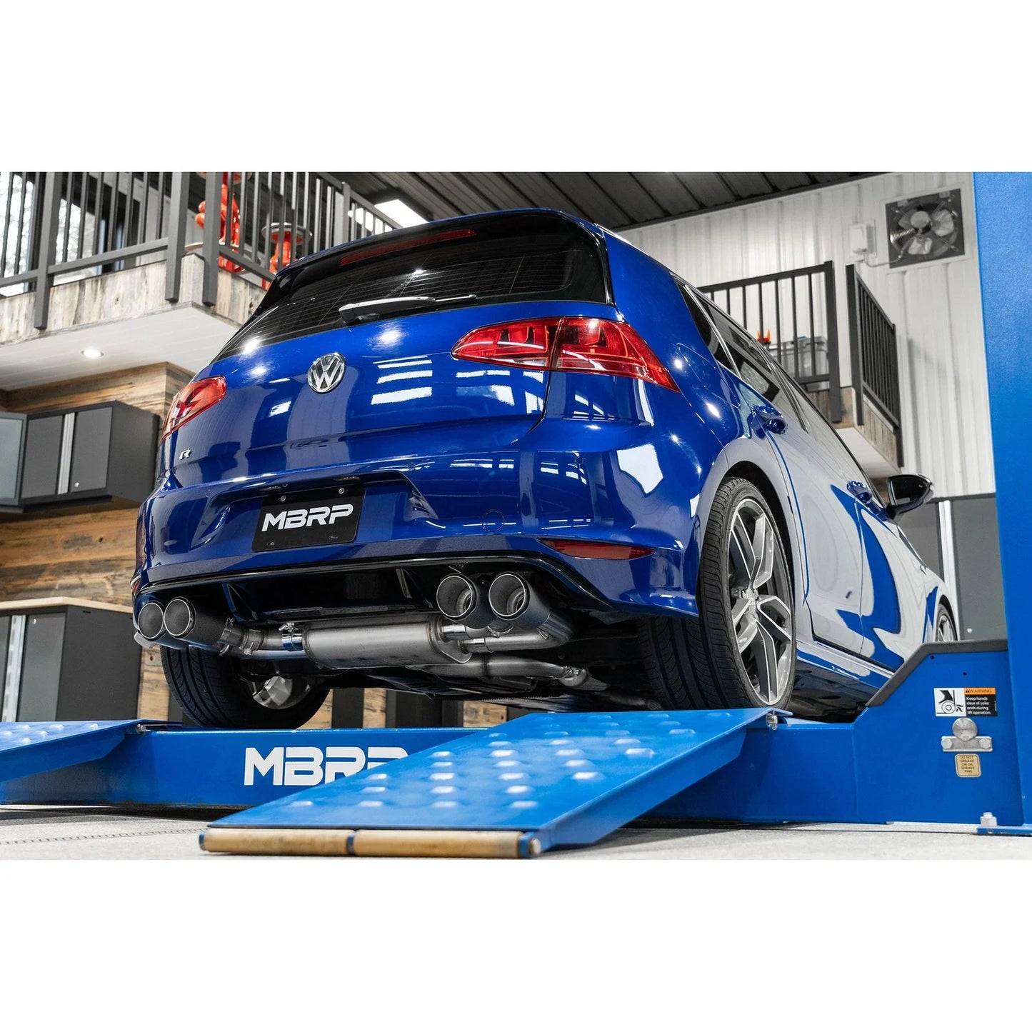MBRP 15-19 VW Golf R 3 in Cat Back w/ 4 in OD Quad Carbon Fiber Tips - T304