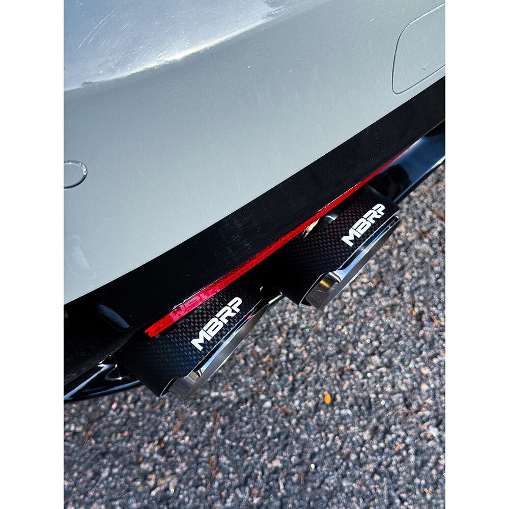 MBRP 18-22 Kia Stinger GT Bezel Kit Quad Tip CF