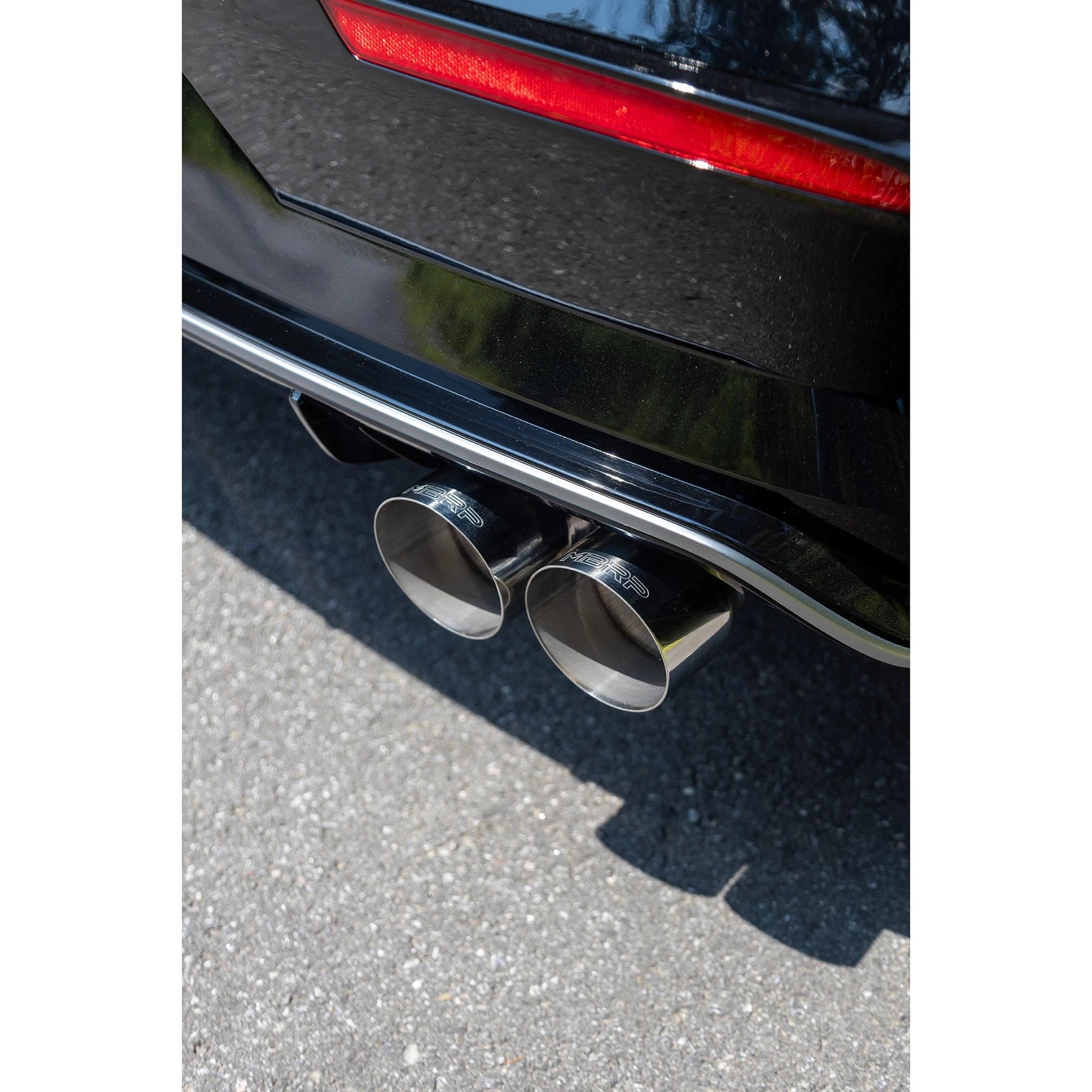 MBRP 21-24 Hyundai Elantra Aluminized Steel 3in Axle-Back Single Rear Exit with Dual Outlet Tip