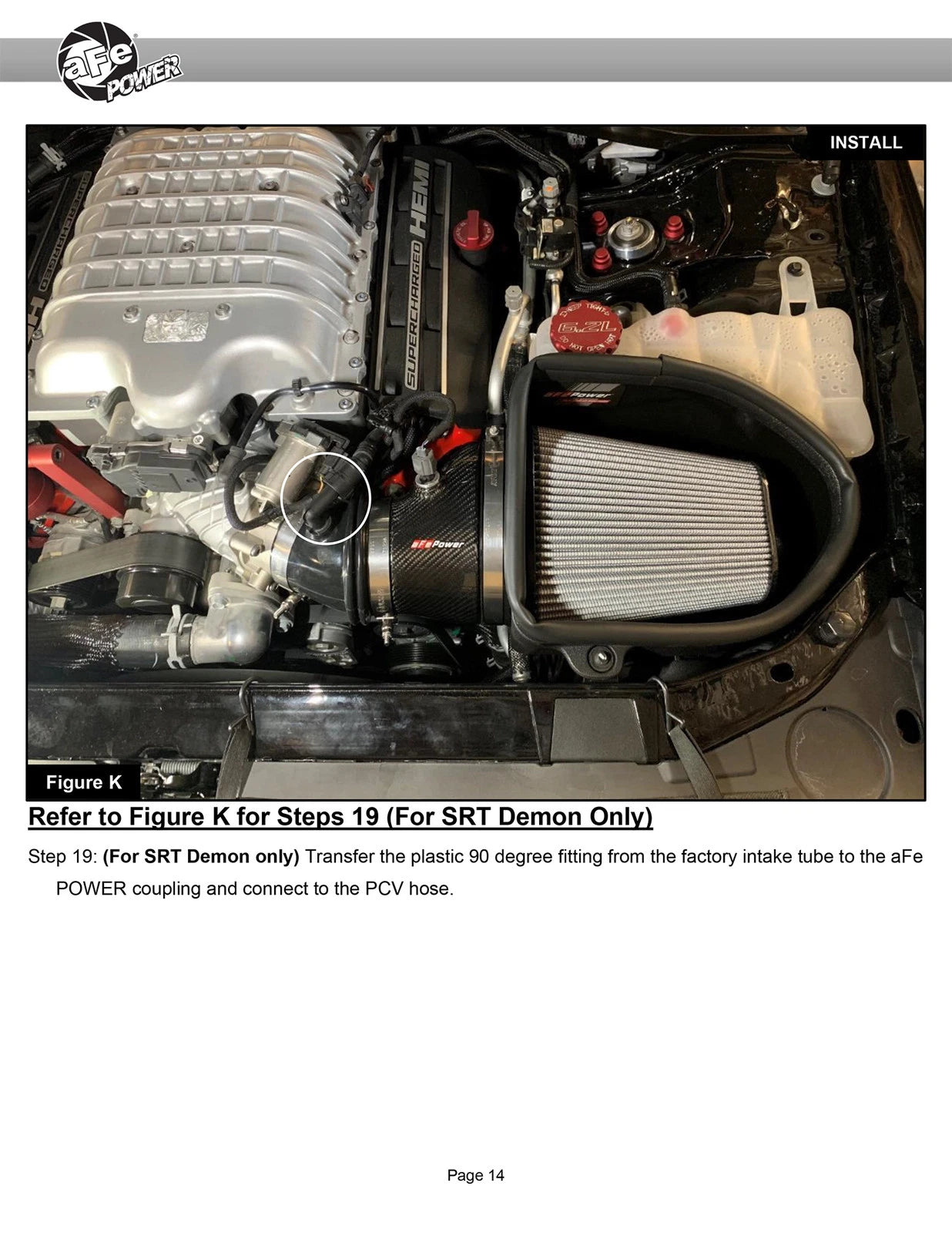 aFe Magnum Force Stage-2 Track Series Carbon Fiber AIS w/ Pro 5R Media - 18 Dodge Challenger V8-6.2L