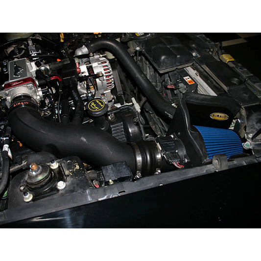 Airaid 99-04 Mustang GT MXP Intake System w/ Tube (Dry / Blue Media)