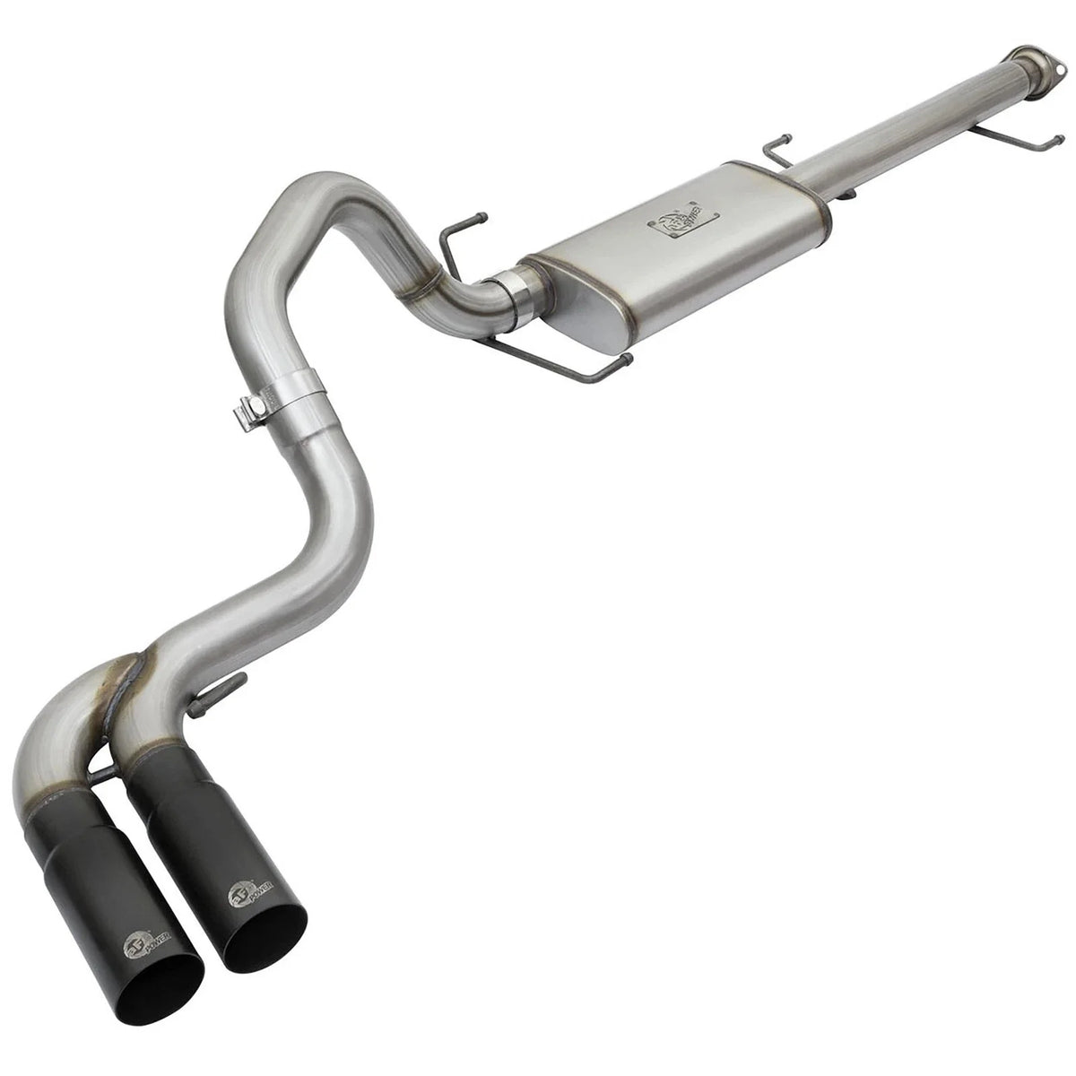aFe Rebel Series 3in Stainless Steel Cat-Back Exhaust System w/Black Tips 07-14 Toyota FJ Cruiser