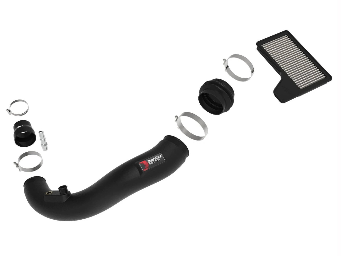 aFe Super Stock Induction System Pro Dry S Media 15-20 Ford Mustang L4-2.3L (t)