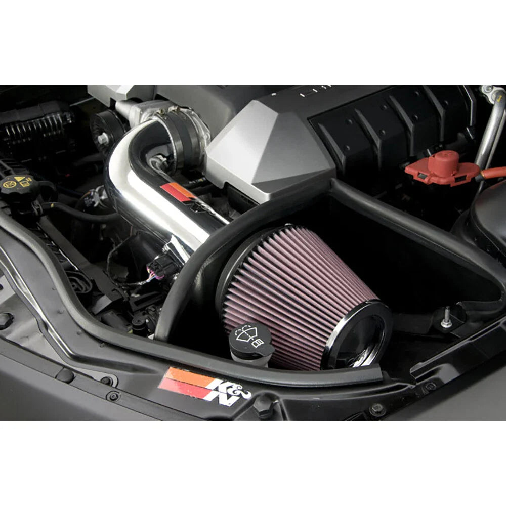 K&N 10 Camaro 6.2L V8 Polished Typhoon Short Ram Intake