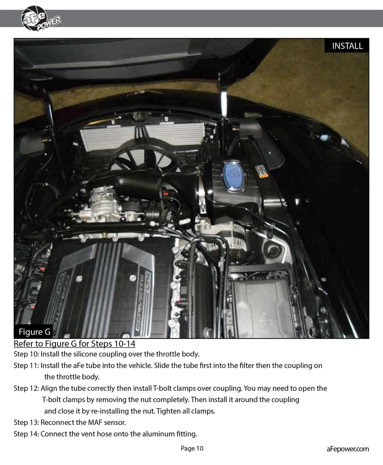aFe Momentum Pro DRY S Cold Air Intake System 15-17 Chevy Corvette Z06 (C7) V8-6.2L (sc)