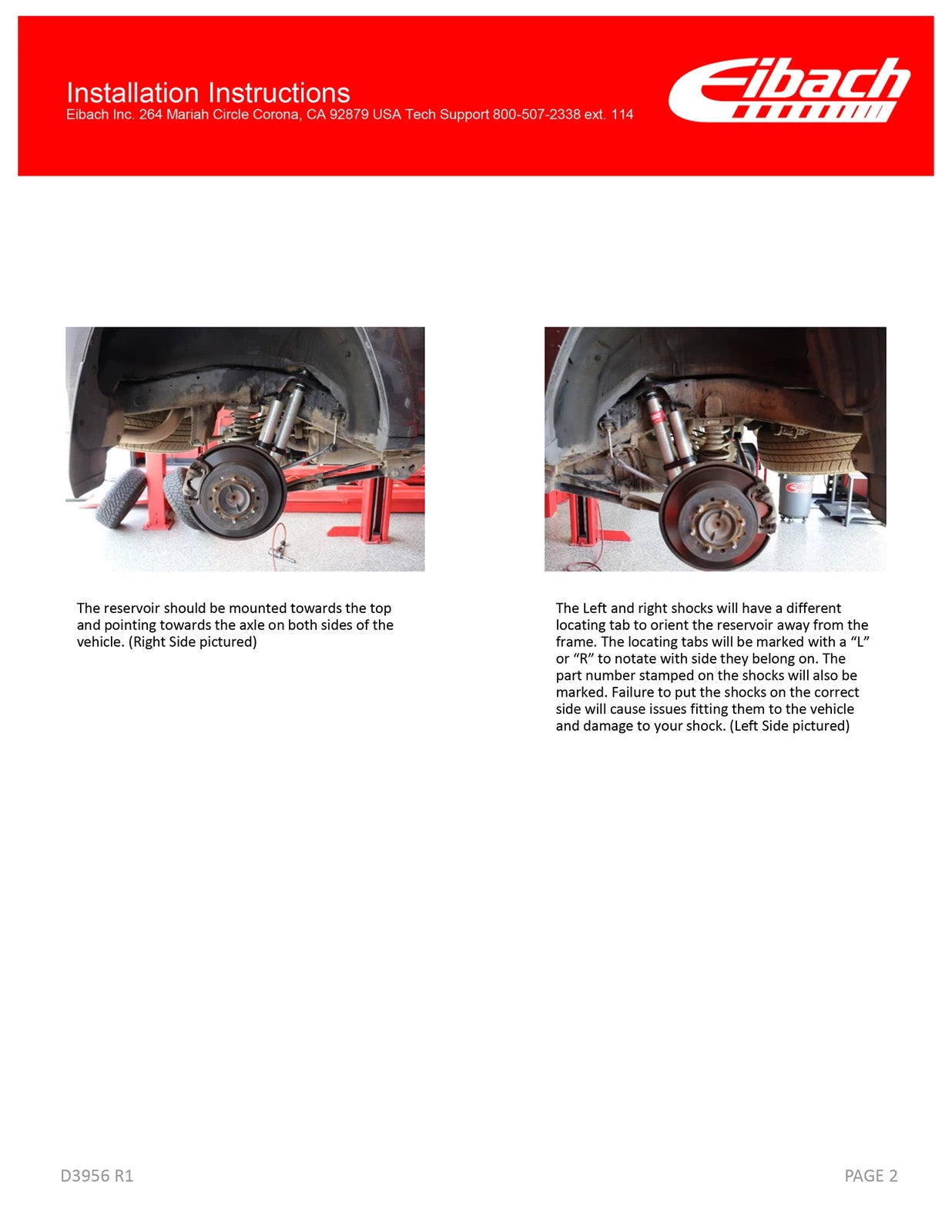 Eibach Pro-Truck Lift Kit Stage 2R 03-09 Lexus GX470 Base