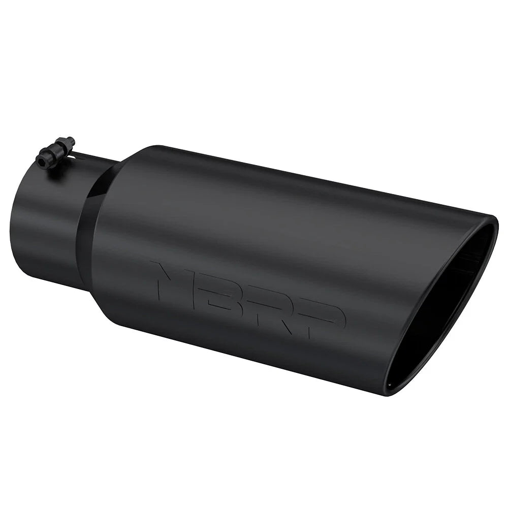 MBRP Universal Tip 7in O.D. Rolled End 5in inlet 18in length Black