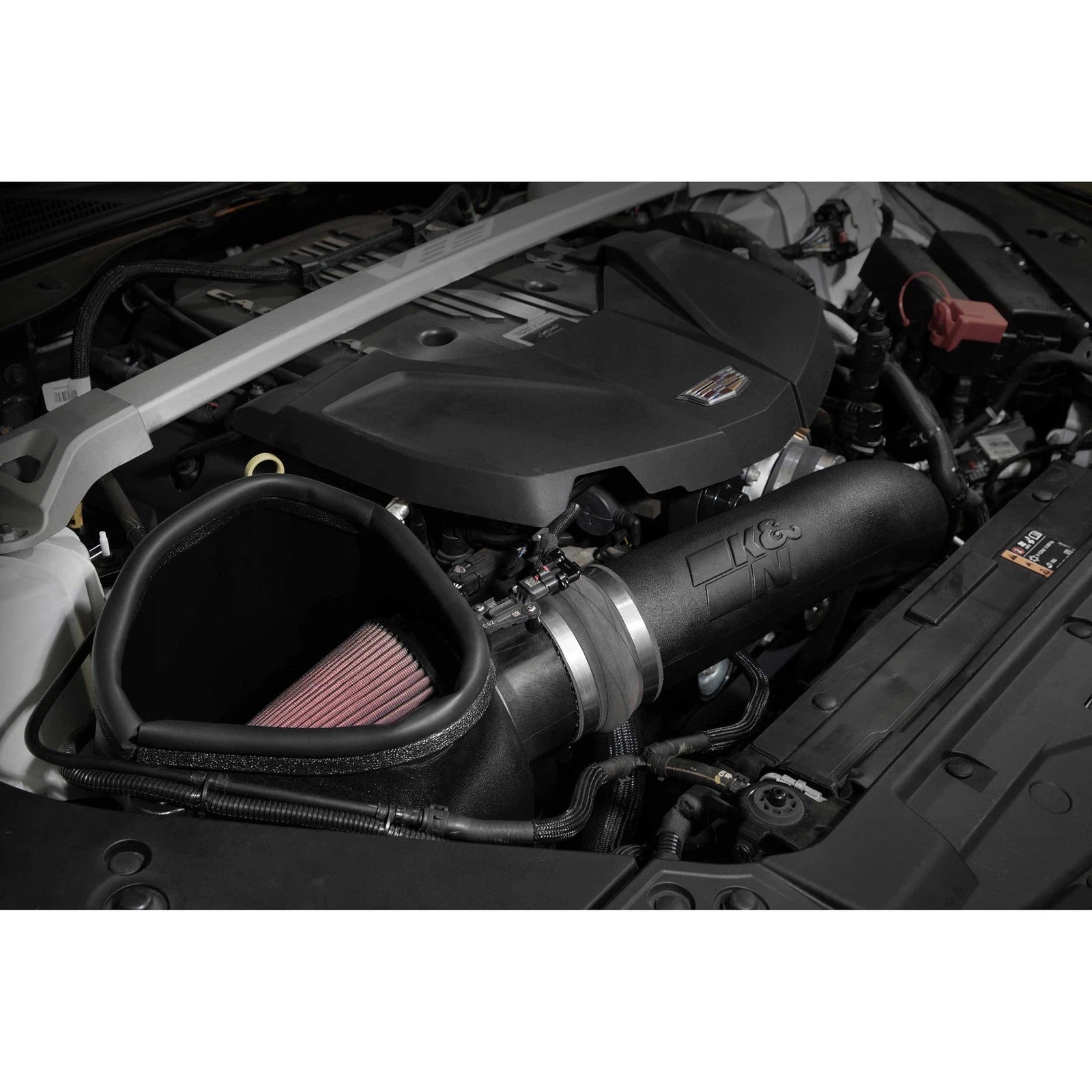 K&N 22-24 Cadillac CT5 6.2L V8 Performance Air Intake System