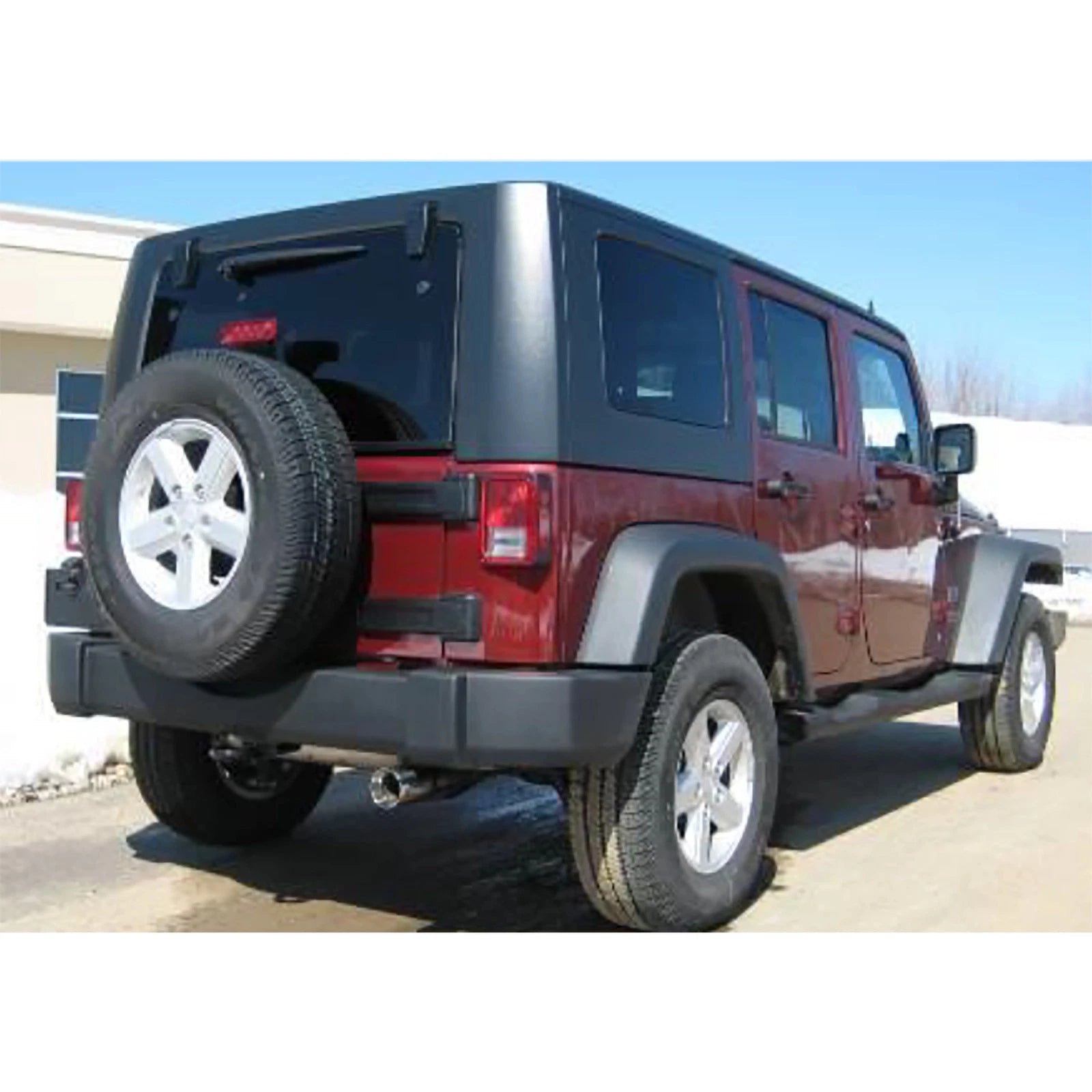 MBRP 12 Jeep Wrangler/Rubicon 3.6L Cat Back Single Rear Exit Alum Exhaust