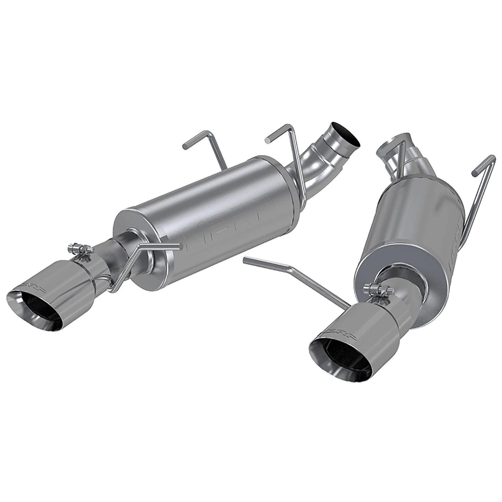 MBRP 11-14 Ford Mustang V6 3in. Dual Muffler Axle Back Split Rear Exhaust System AL