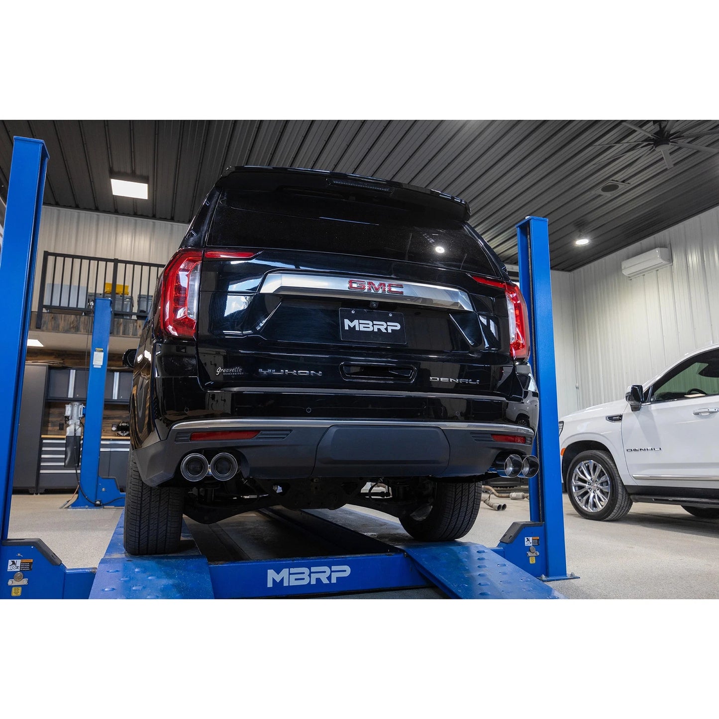 MBRP 2021+ Chevy Tahoe / GMC Yukon Alum. 3in Cat-Back Dual Split Exhaust w/ Quad Tips