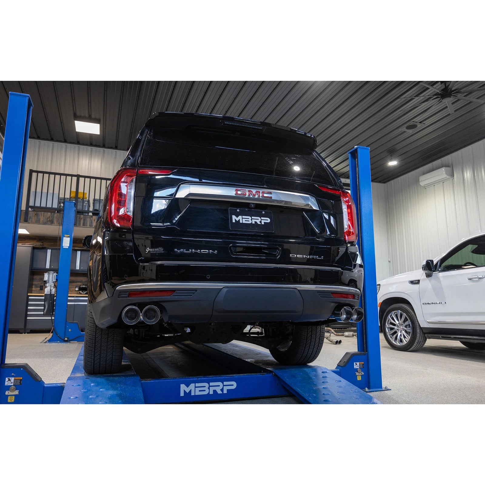 MBRP 2021+ Chevy Tahoe / GMC Yukon Alum. 3in Cat-Back Dual Split Exhaust w/ Quad Tips