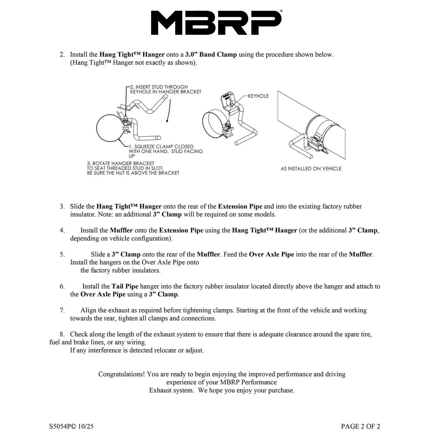MBRP 2009-2013 Chev/GMC 1500 4.8/5.3L (excl 8ft bed) Cat Back Single Side AL P Series Exhaust