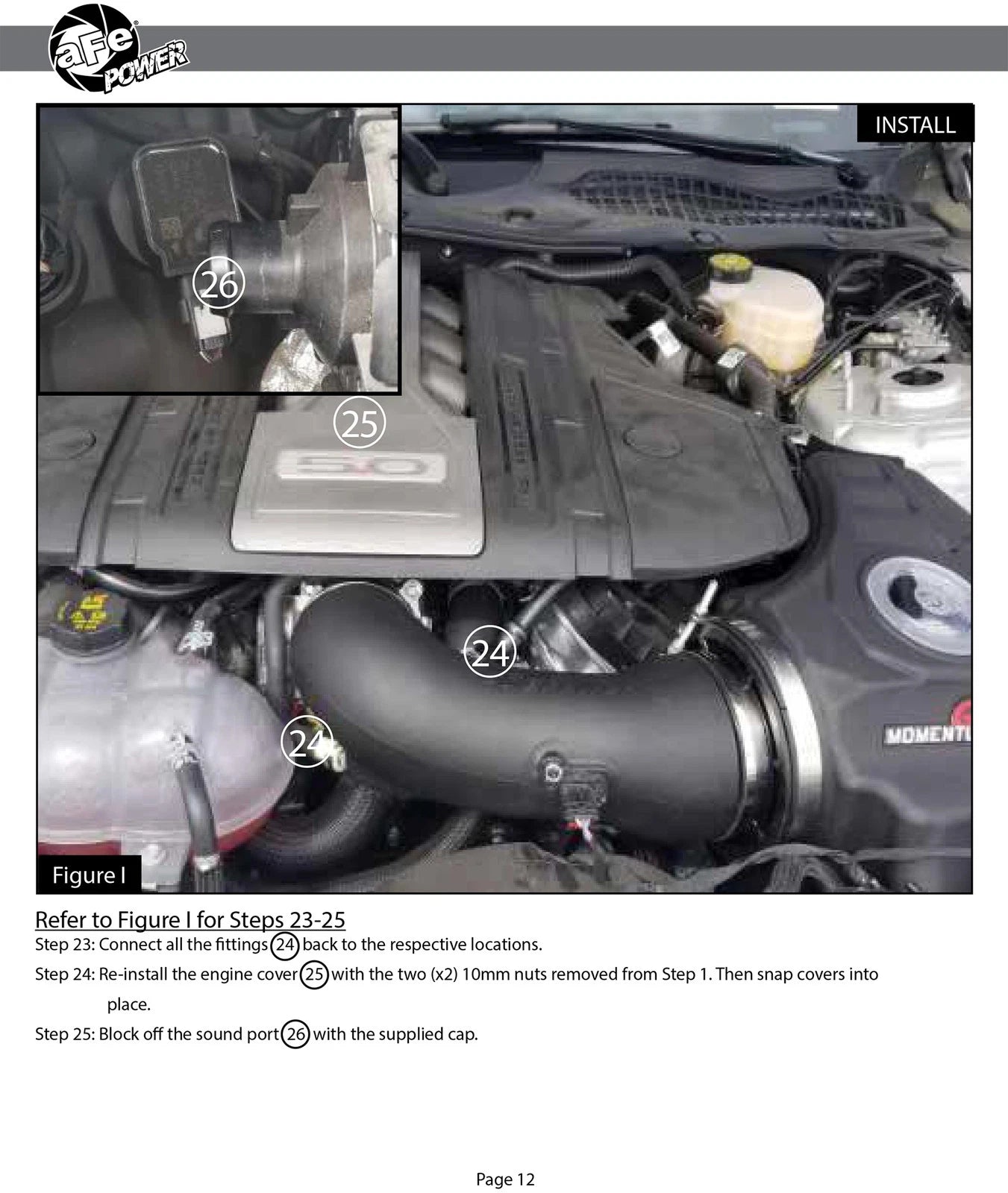 aFe Momentum GT Pro 5R Cold Air Intake System 18-19 Ford Mustang GT 5.0L V8