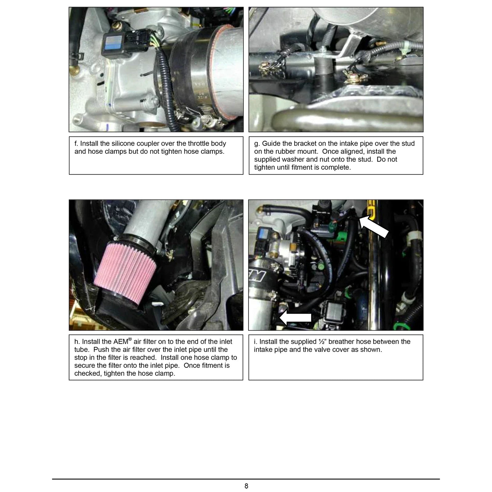 AEM 03-05 Honda Accord V6 Silver V2 Intake