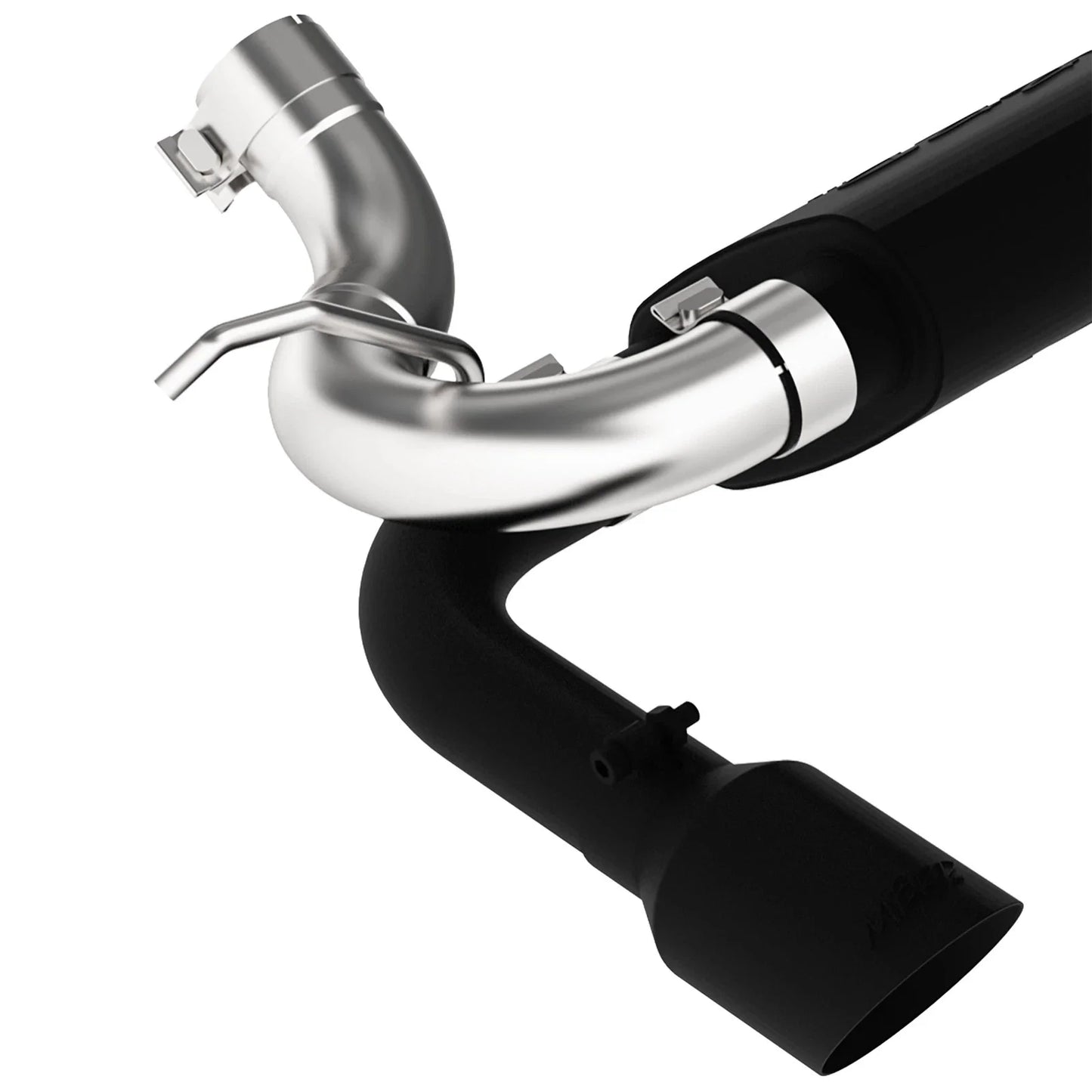 MBRP 07-14 Jeep Wrangler/Rubicon 3.6L/3.8L V6 Axle-Back Dual Rear Exit Black Performance Exhaust Sys