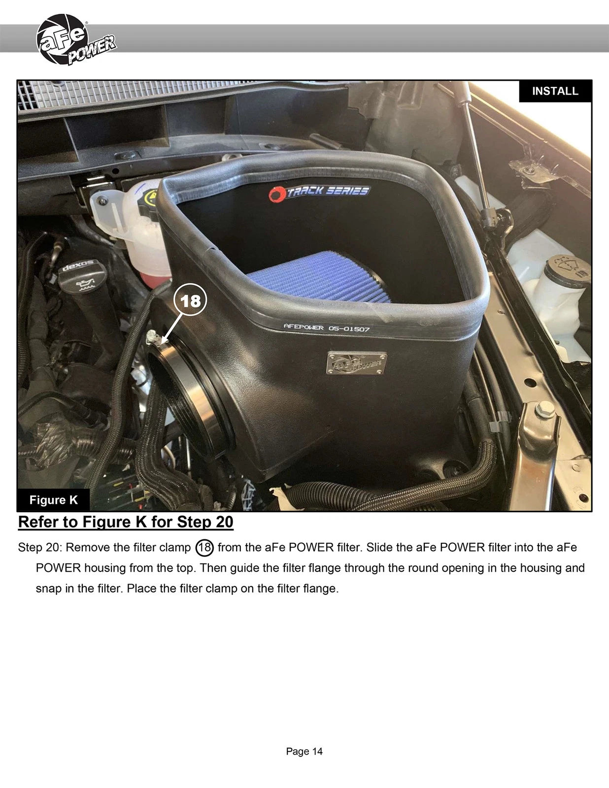 aFe 19-20 GM Trucks 5.3L/6.2L Track Series Carbon Fiber Cold Air Intake System With Pro 5R Filters
