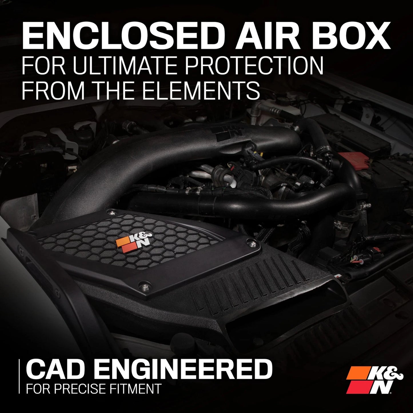 K&N 2023 Ford Bronco Raptor V6 3.0L F/I 63 Series AirCharger Performance Air Intake System