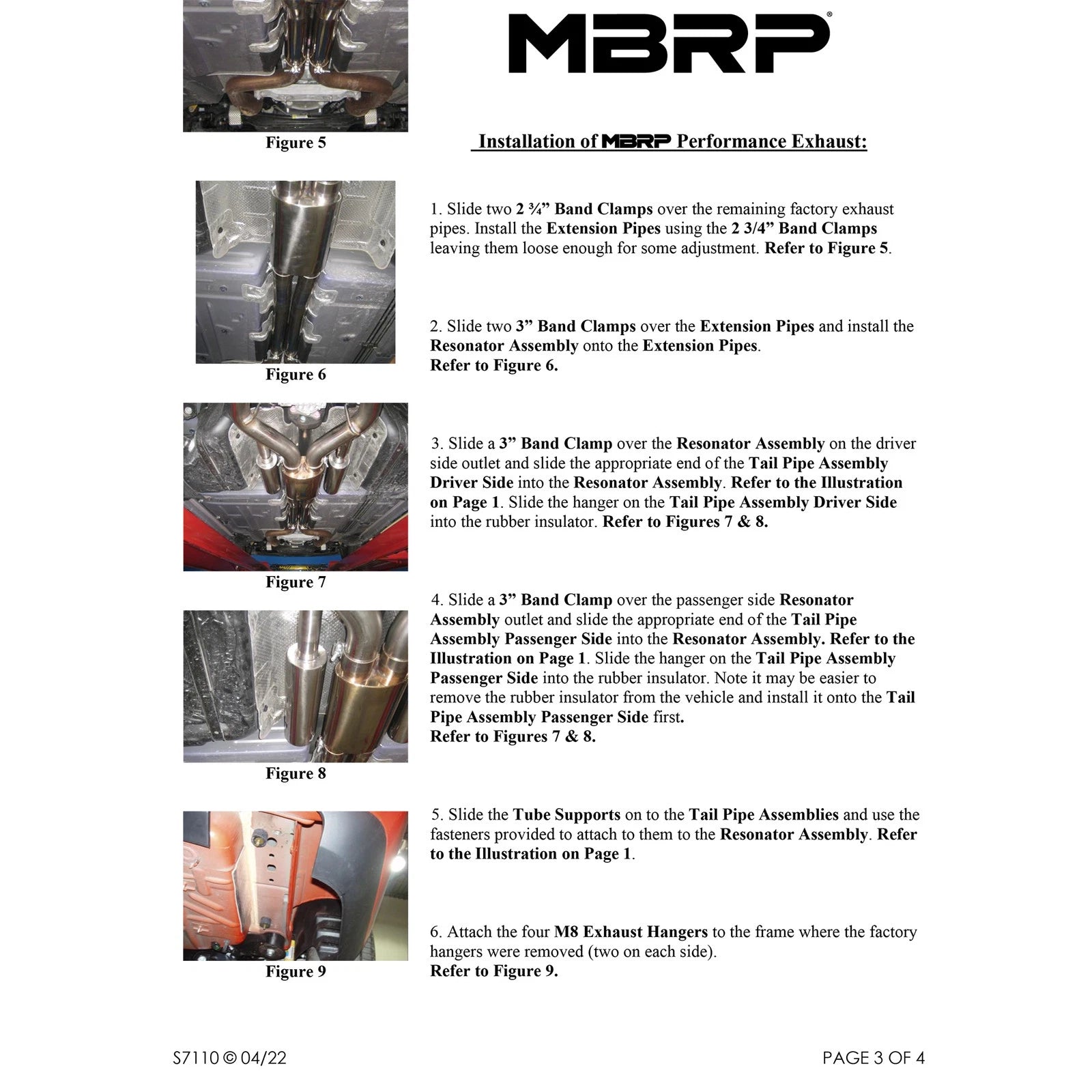 MBRP 08-11 Dodge Challenger SRT8 6.1L Hemi T304 Cat Back Dual Split Rear