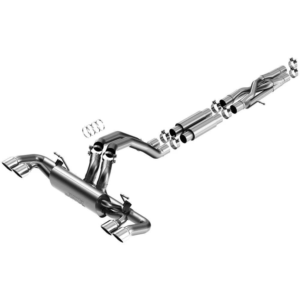 Borla 21-22 Jeep Wrangler Rubicon 392 6.4L V8 AT 4WD 4DR S-Type Cat-Back Exhaust (Stainless)