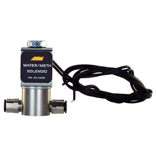 AEM Water/Methanol Injection System - High-Flow Low-Current WMI Solenoid - 200PSI 1/8in-27NPT In/Out