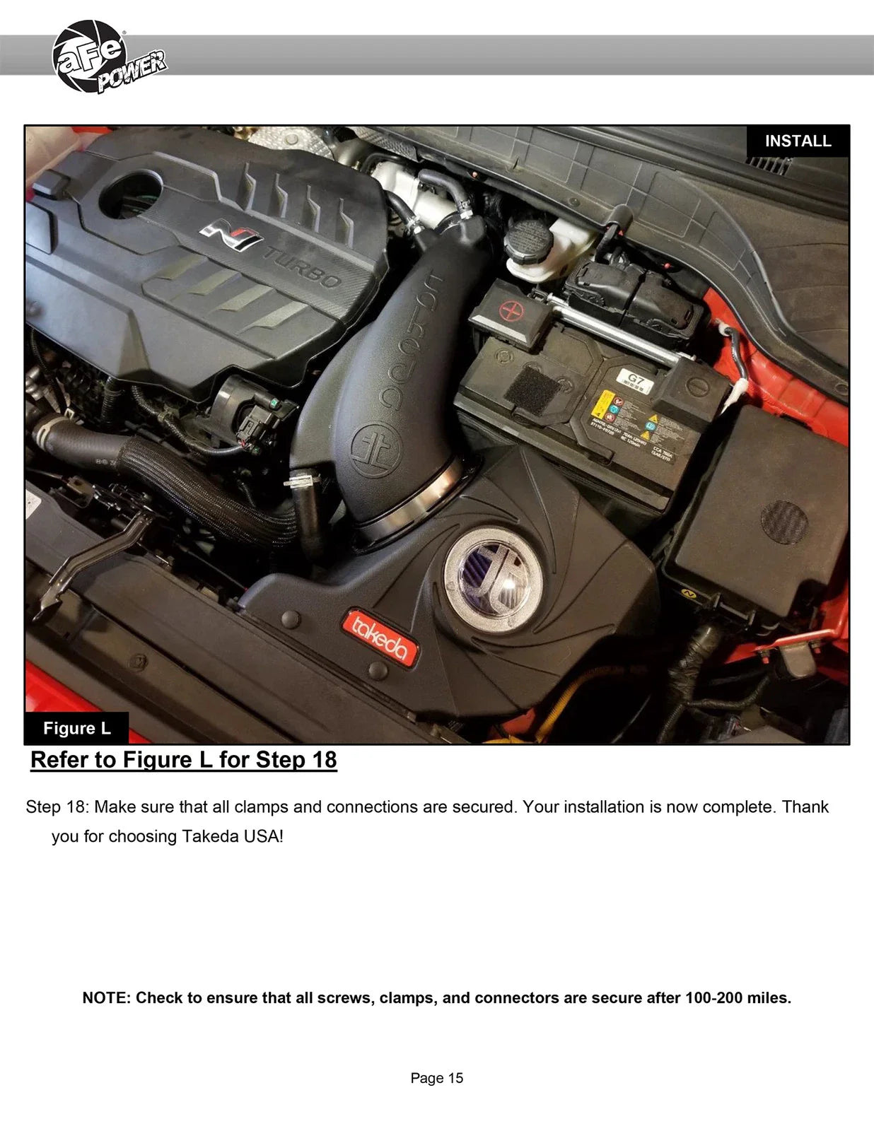 aFe 22-23 Hyundai Kona N L4 2.0L(t) Takeda Momentum Cold Air Intake System w/ Pro DRY S Filter