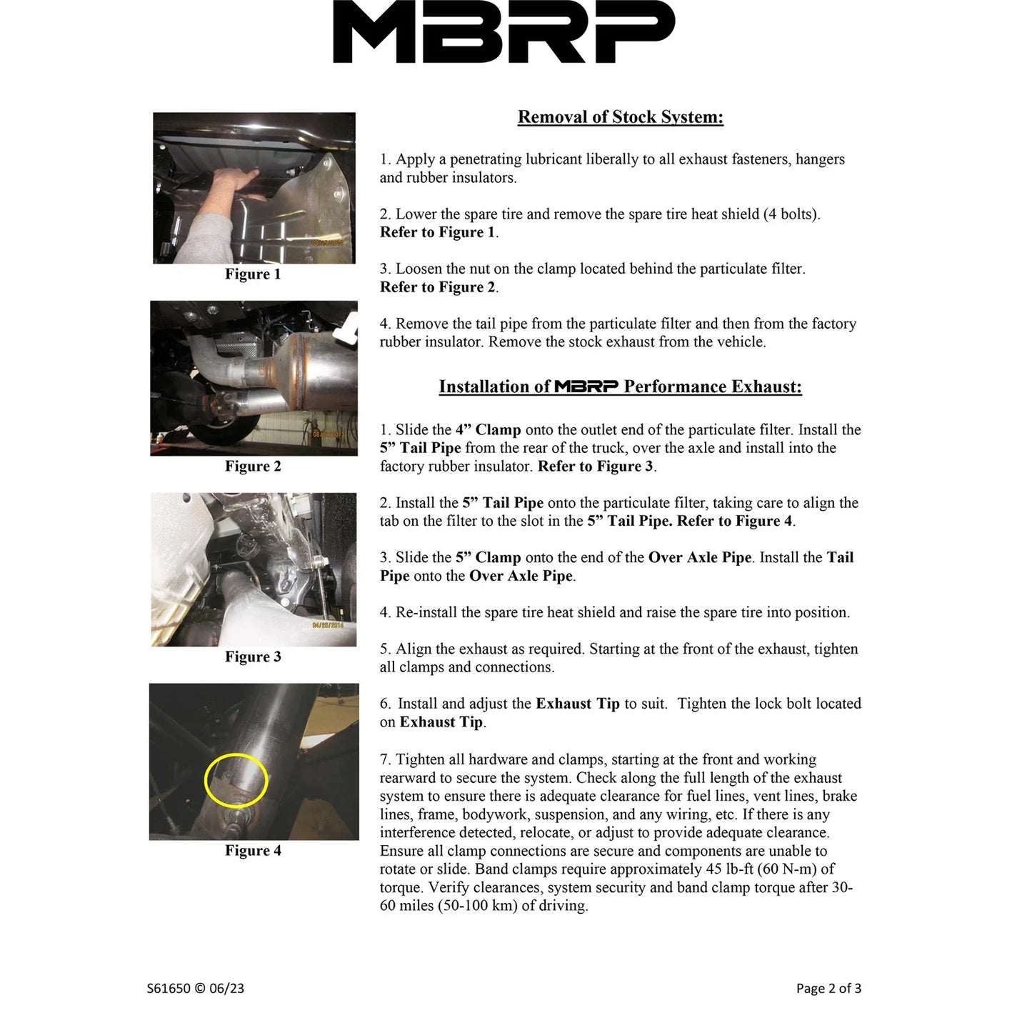 MBRP 13-14 Dodge Ram 2500/3500 Cummins 6.7L 5in Filter Back Exhaust Single Side Exit Aluminum CC/SB