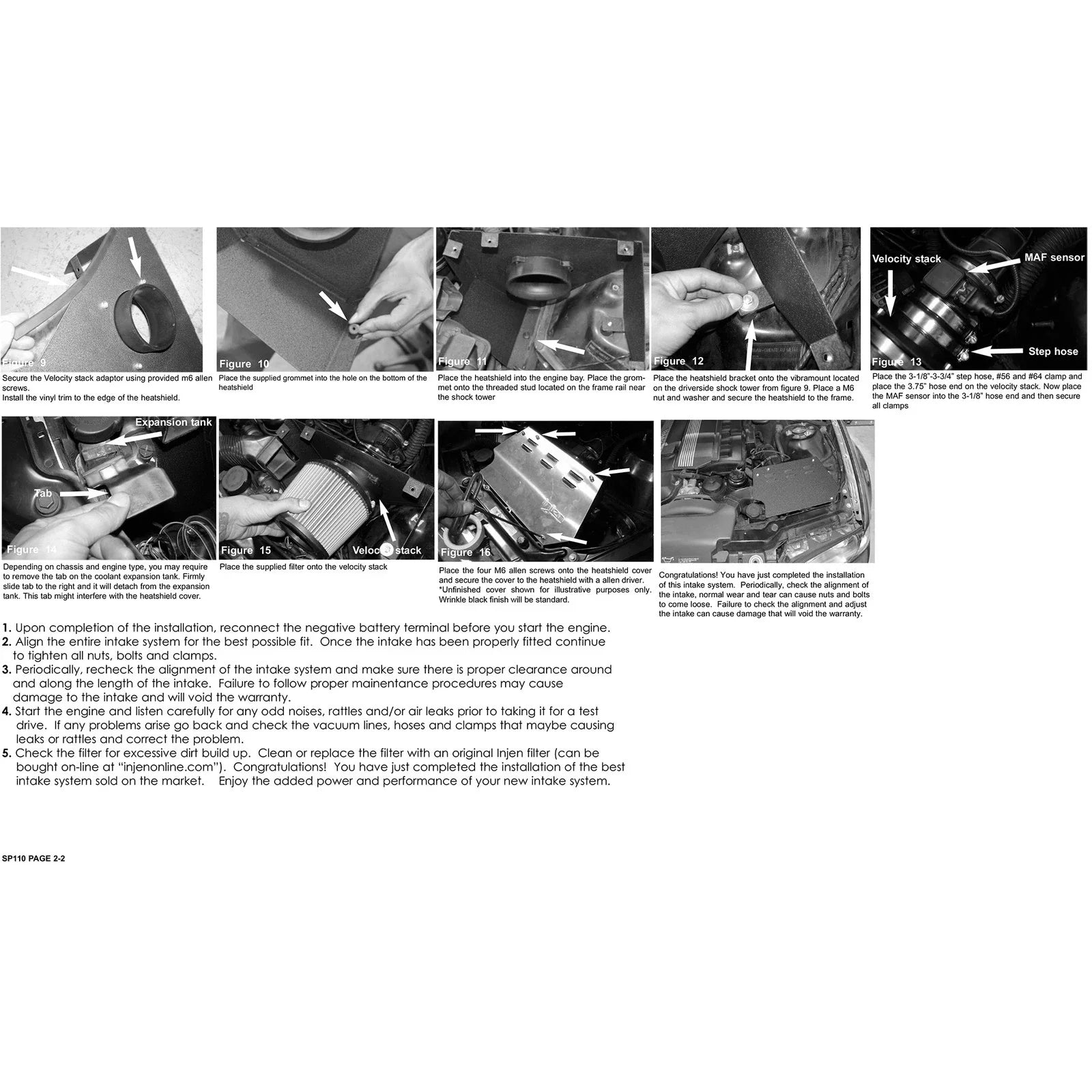 Injen 99-00 BMW 323i E46 2.5L/99-00 328 E46 2.8L/01-05 325 E46 2.5L Wrkl Blk Short Ram Intake w/MR