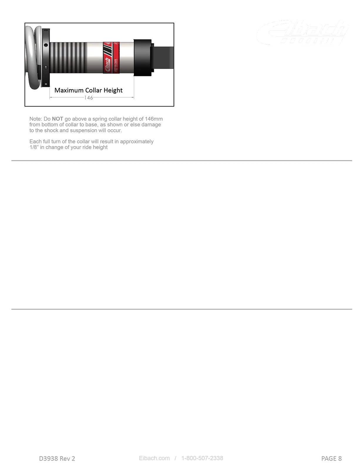Eibach 19-23 Ram 1500 Rebel Crew Cab Pro-Truck Lift Kit System Coilover Stage 2