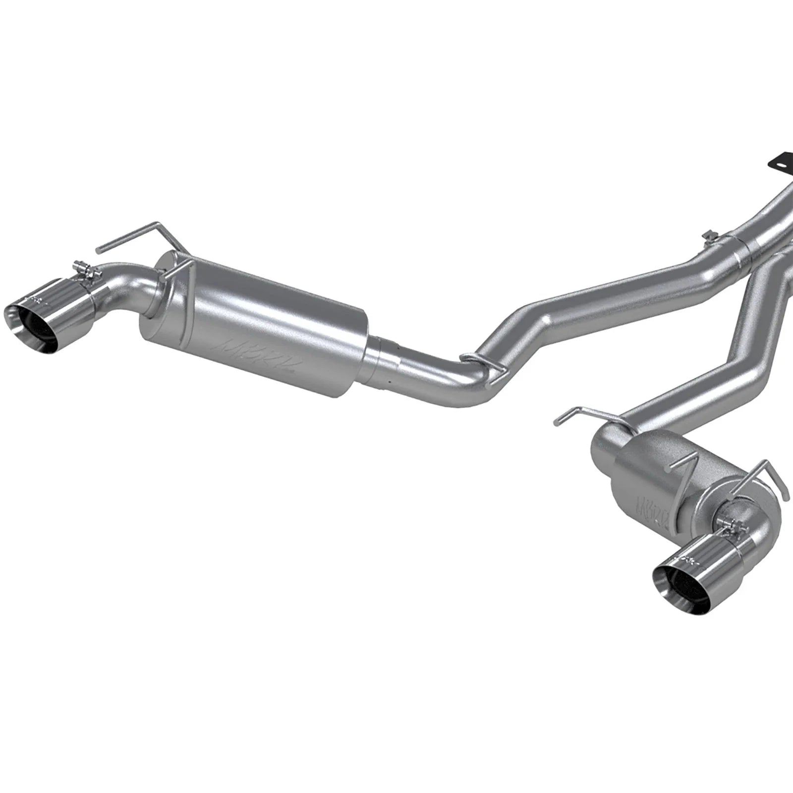 MBRP 2010 Chev Camaro V8 6.2L 6 Speed Dual Cat Back Round Tips (11 Conv. MUST purchase mbrpAD1710)