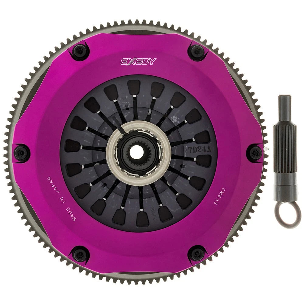 Exedy 96-06 Mitsubishi Evo 4-9 4G63T 2.0L Twin-Organic Stage 5 Clutch Kit (RACING USE ONLY)