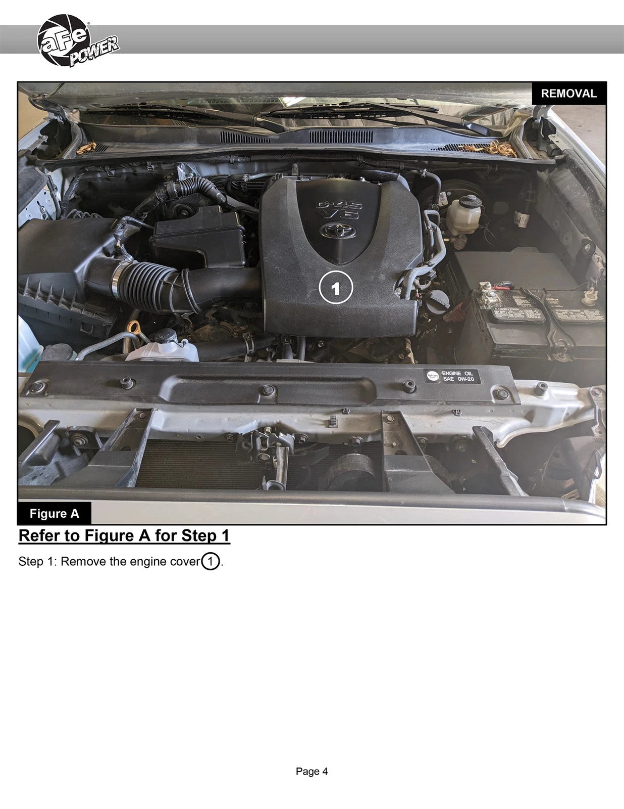 aFe Super Stock Induction System Pro Dry S Media 16-22 Toyota Tacoma V6 3.5L