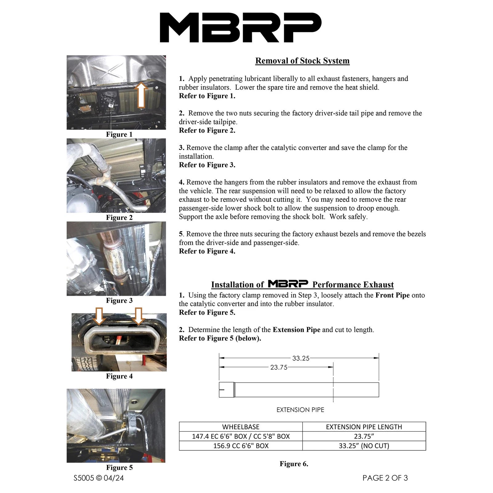 MBRP 19-21 Chevy Silverado 1500 6.2L 2.5in Dual Split Rear Cat Back w/ Quad Carbon Fiber Tips- T304