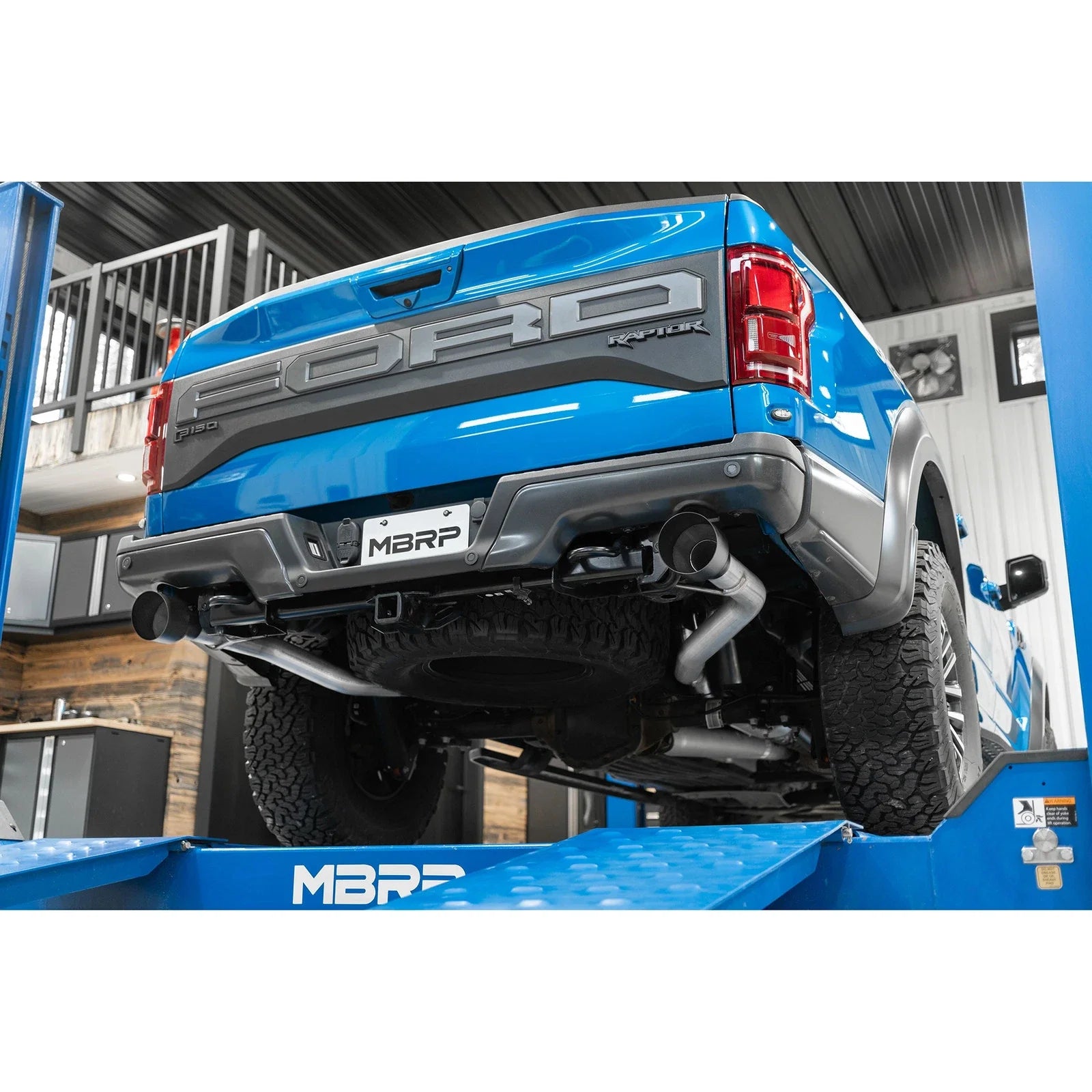 MBRP 17-20 Ford F-150 Raptor 3.5L Ecoboost Dual Rear Exit T409 3in Resonator Back Exhaust System
